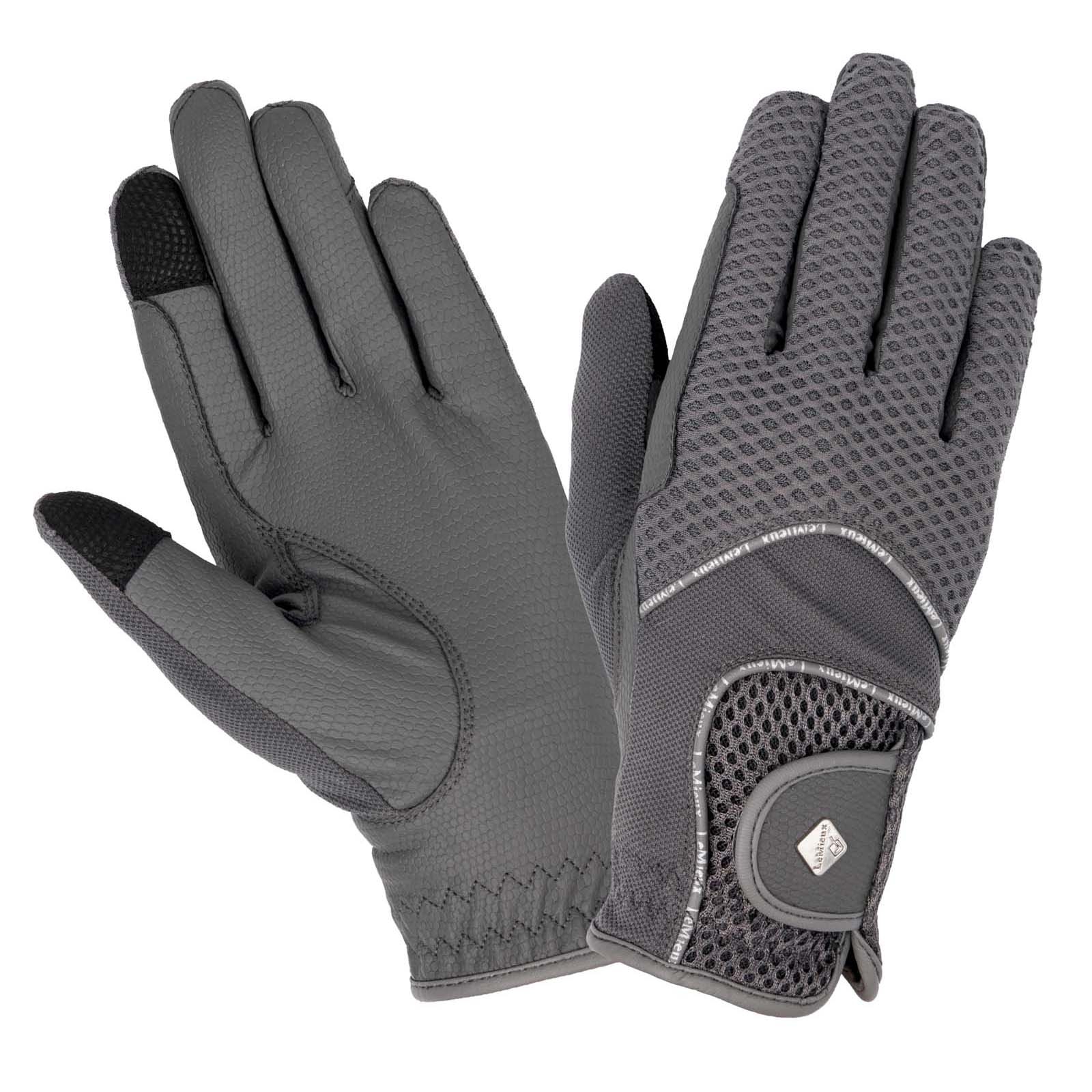 Grey LeMieux Pro Touch 3D Mesh Ridhandskar