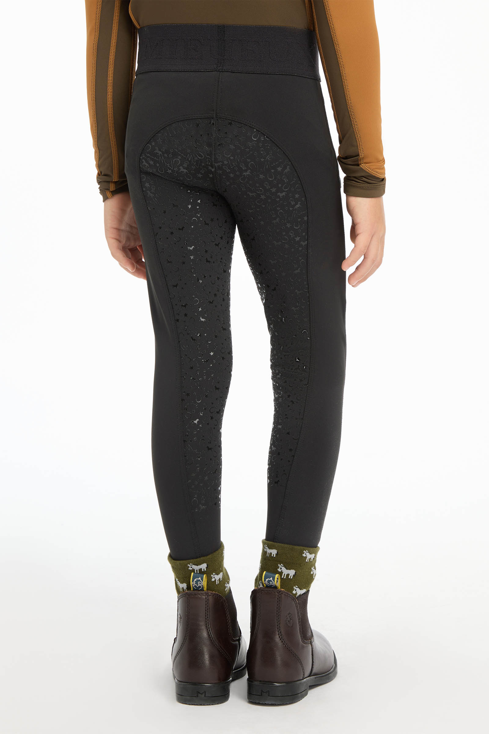 Black LeMieux mini barn pull on ridbyxor