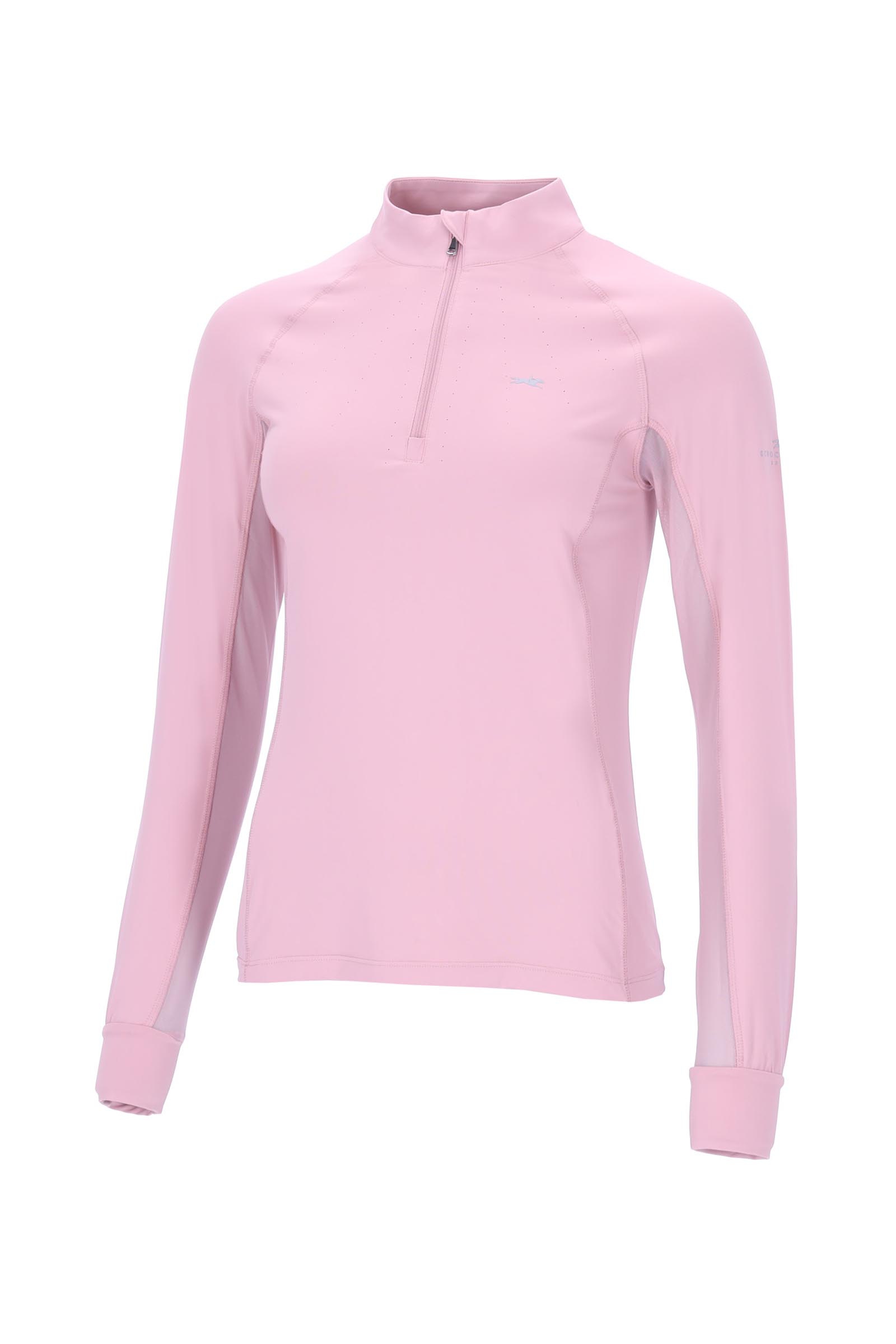 Powder Pink Schockem&ouml;hle Sports Angie Style l&aring;ng&auml;rmad tr&auml;ningsshirt dam