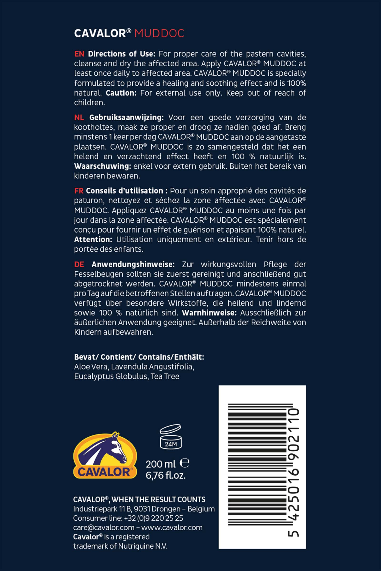 Cavalor Muddoc, 200 ml