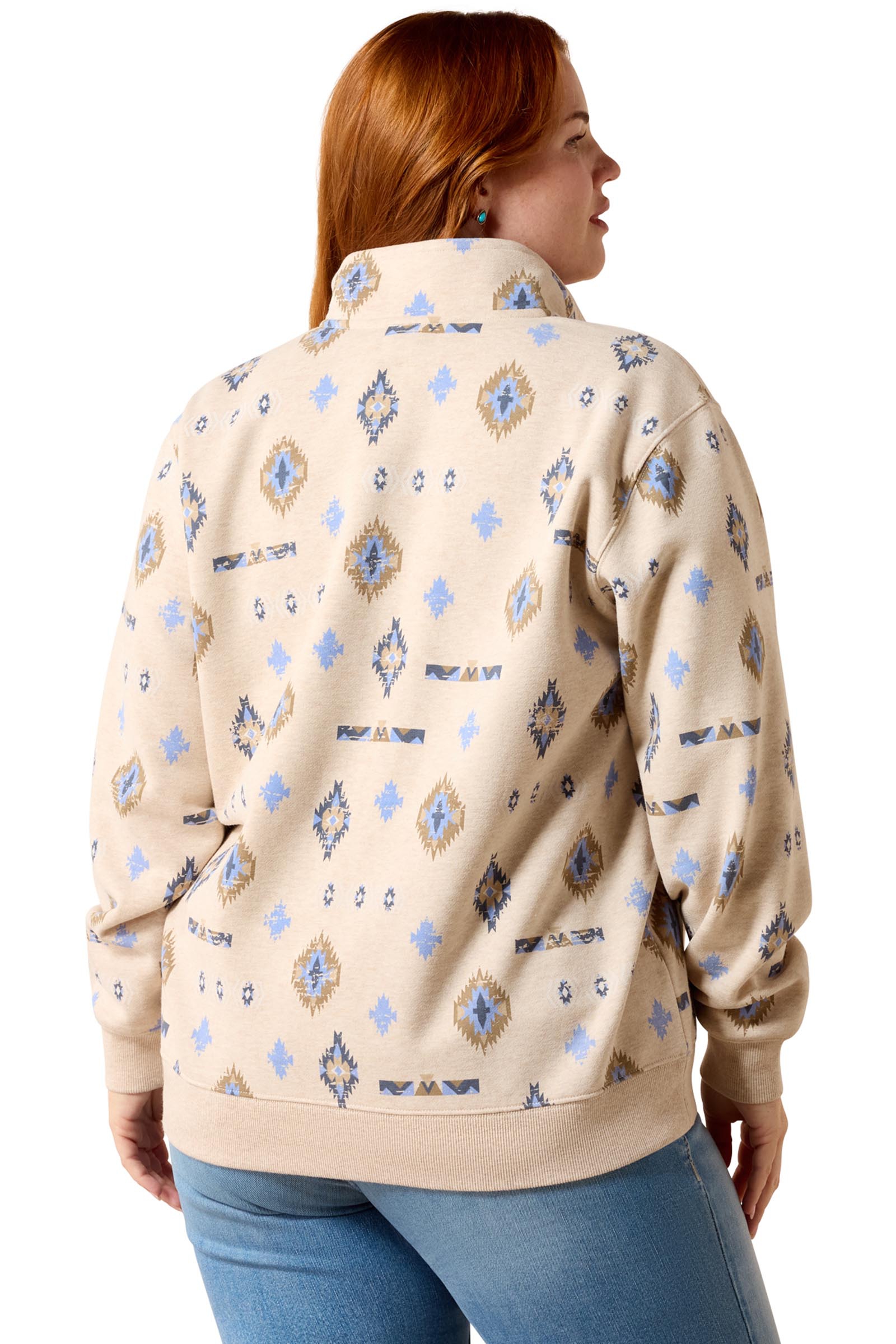 Ariat Sudadera Sapphire 1/2 zip para mujer