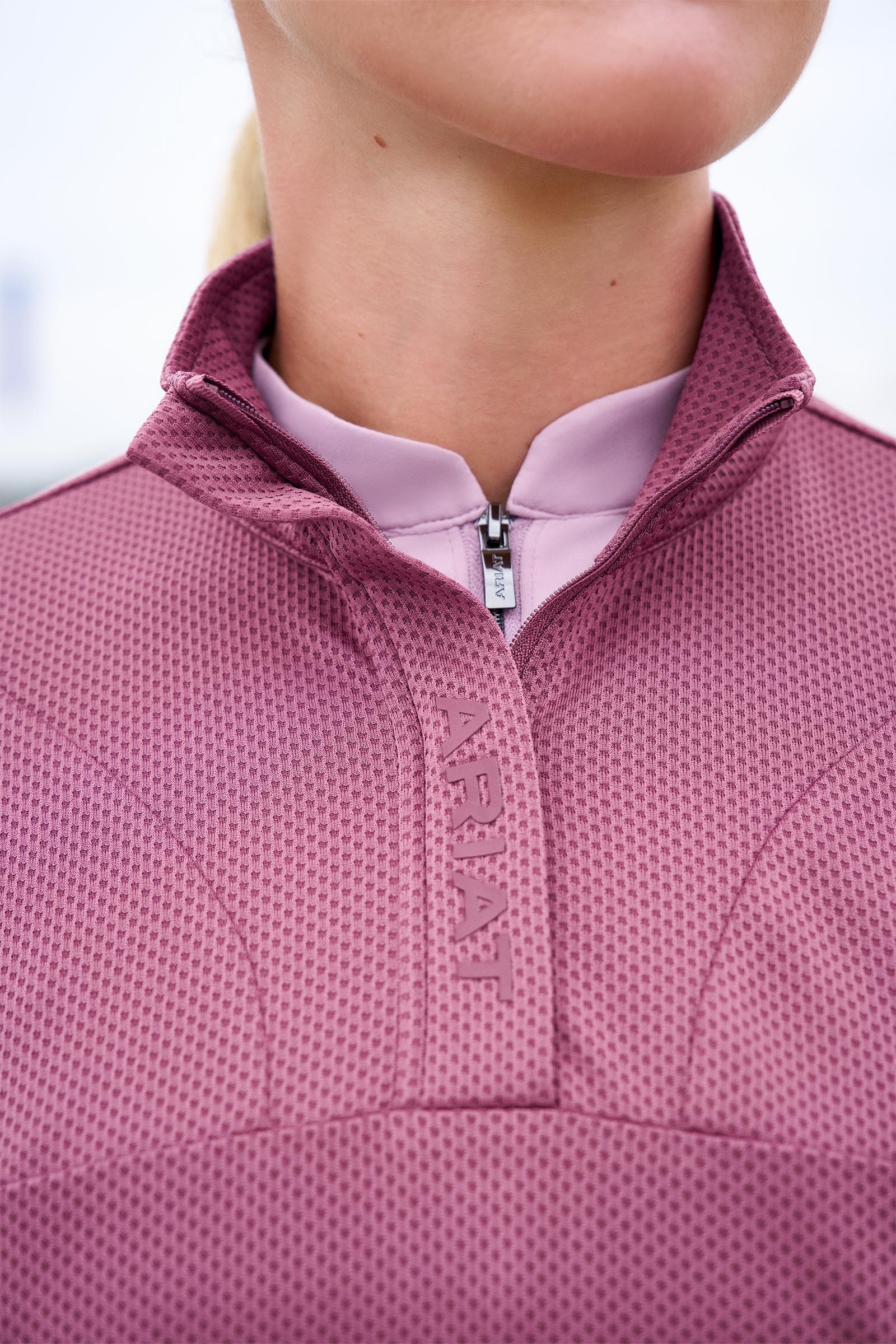 Ariat Breathe dam sweatshirt med 1/2 dragkedja