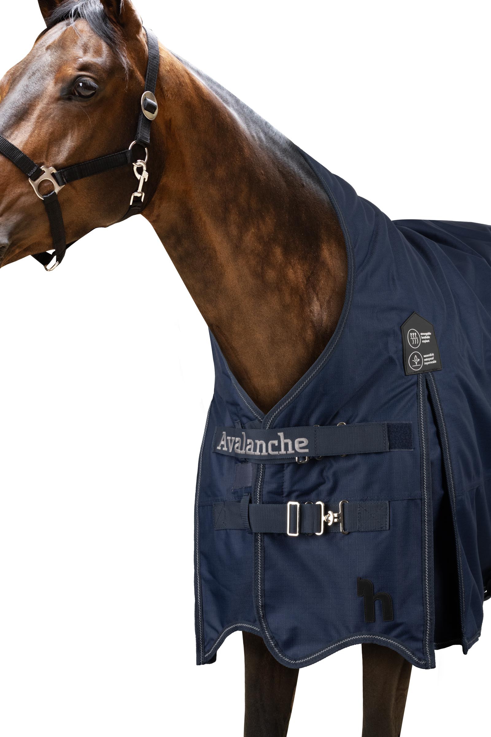 Horze Avalanche 1200D utetäcke med hals, Medium 150 g