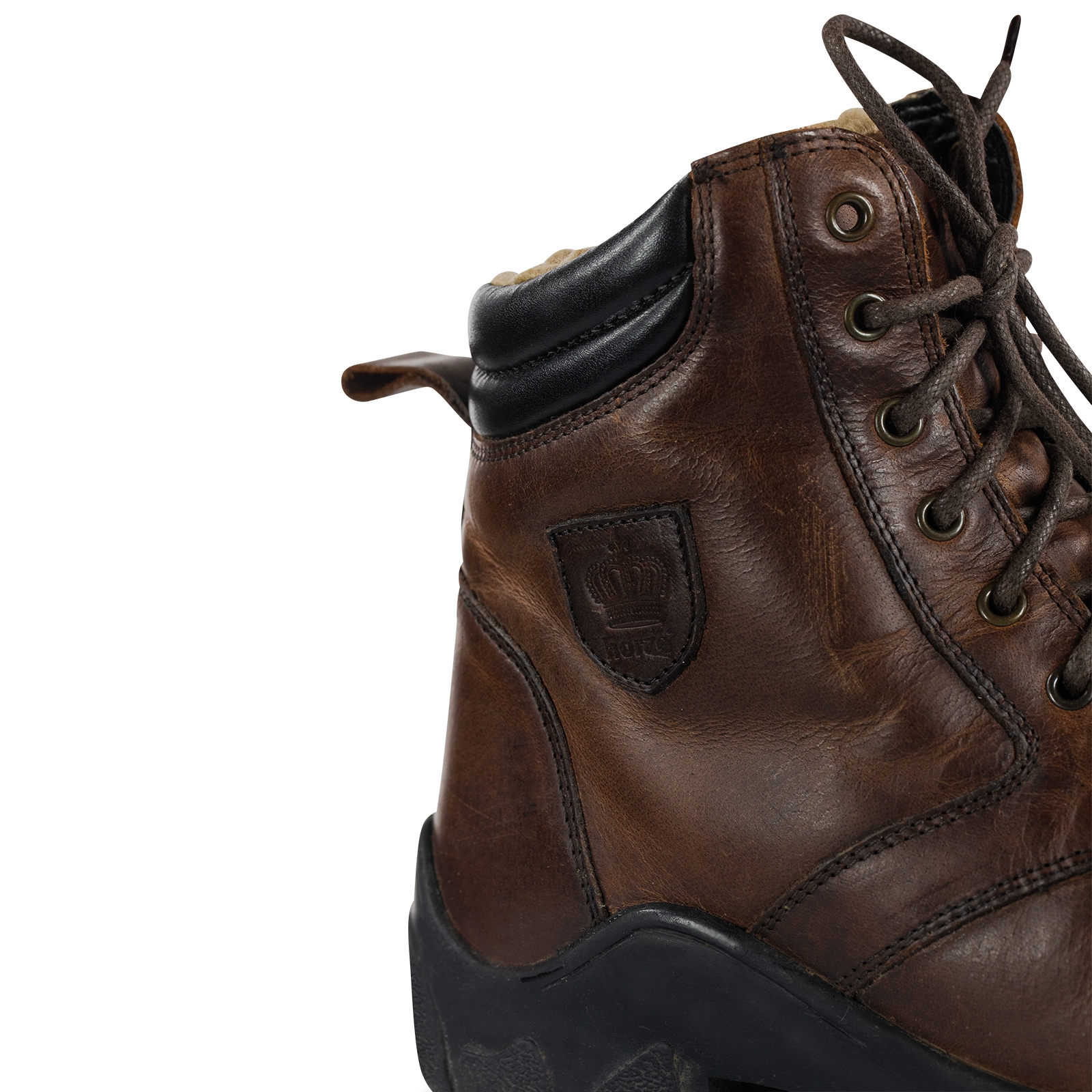 Horze Chamonix vinterridskor i läder, dam