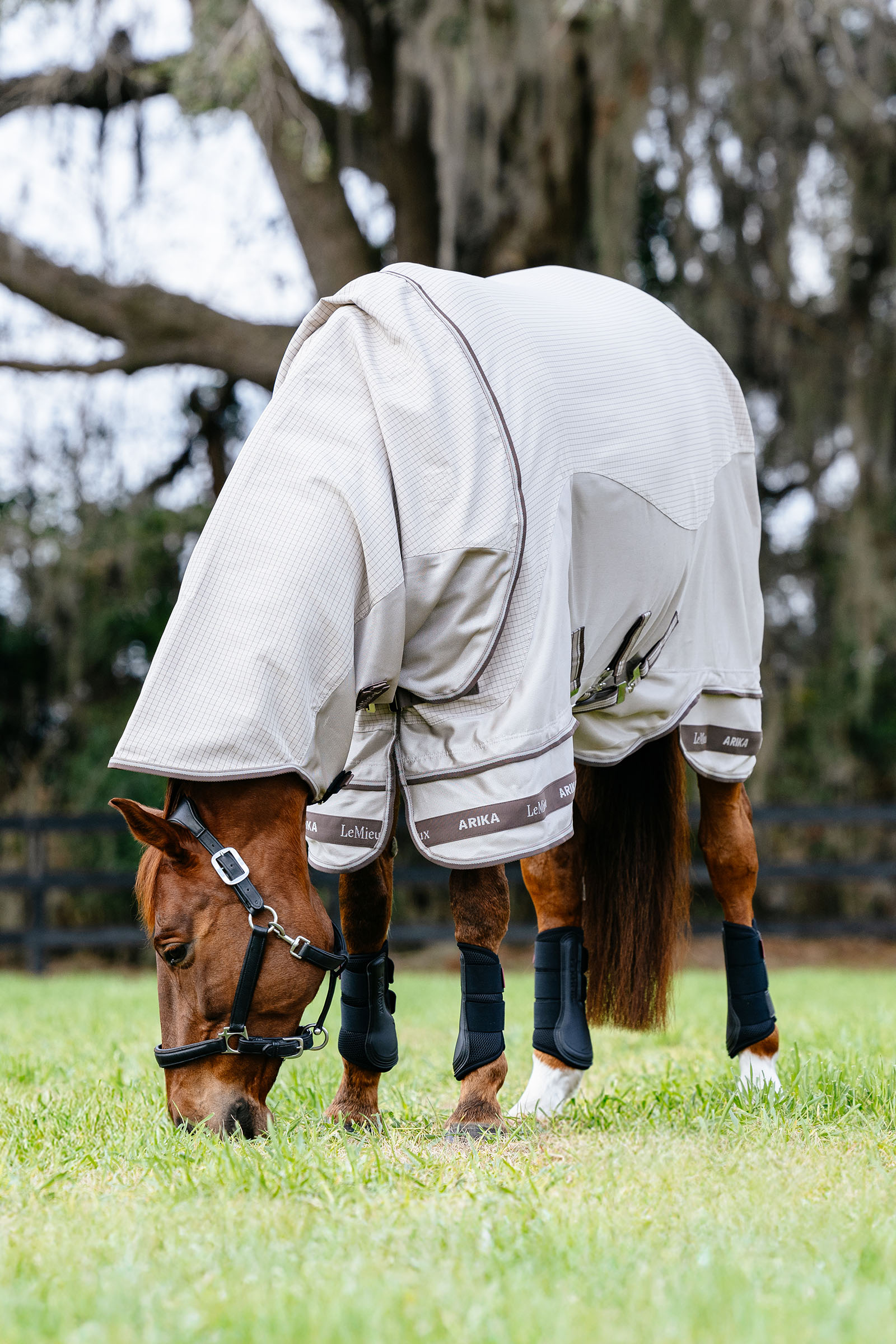 LeMieux Arika 450D Sunstopper utet&auml;cke med avtagbar halsdel, 0 g