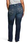 Ariat R.E.A.L. Mid Rise Stretch Entwined Mid-rise stretch bootcut-jeans f&ouml;r dam
