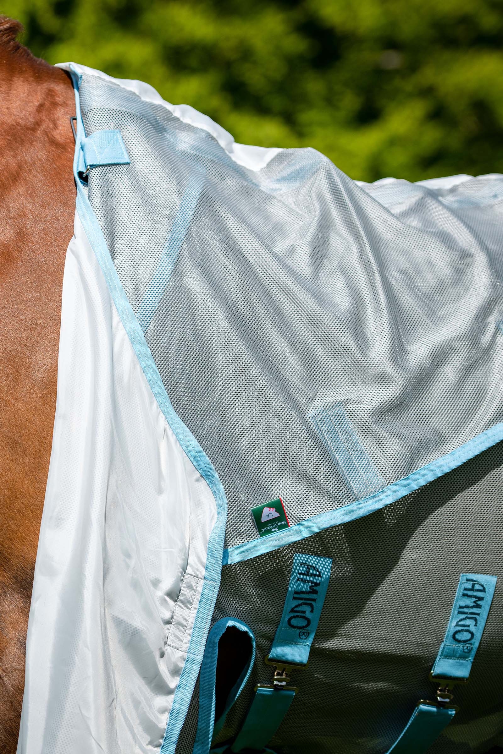 Horseware Amigo AmEco Bug Buster flugtäcke med avtagbar halsdel