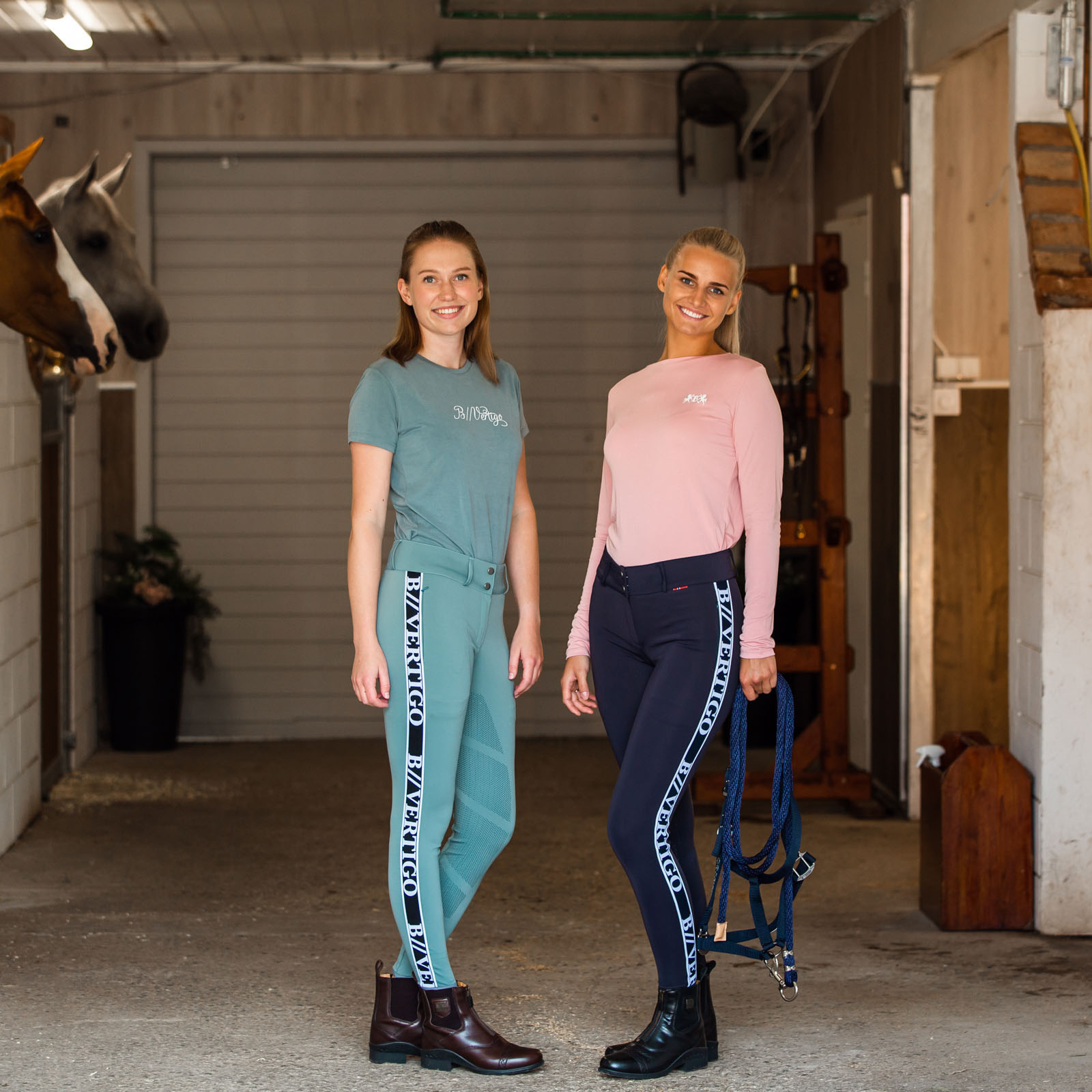 B Vertigo Angelika ridbyxor med hög midja och silikonhelskodd för dam