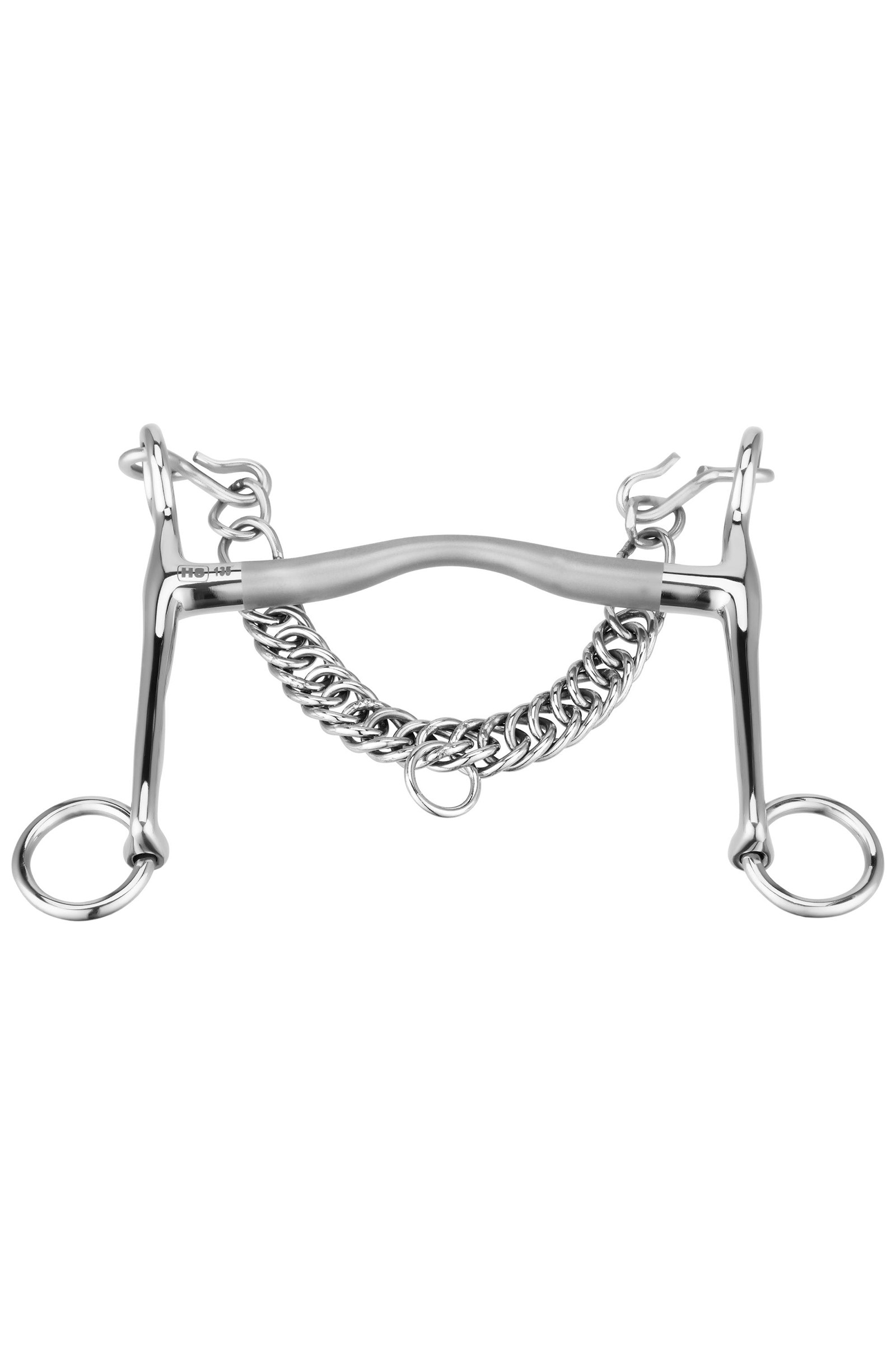 Sprenger Satinox kandarbett 12 mm, med 7 cm skänklar