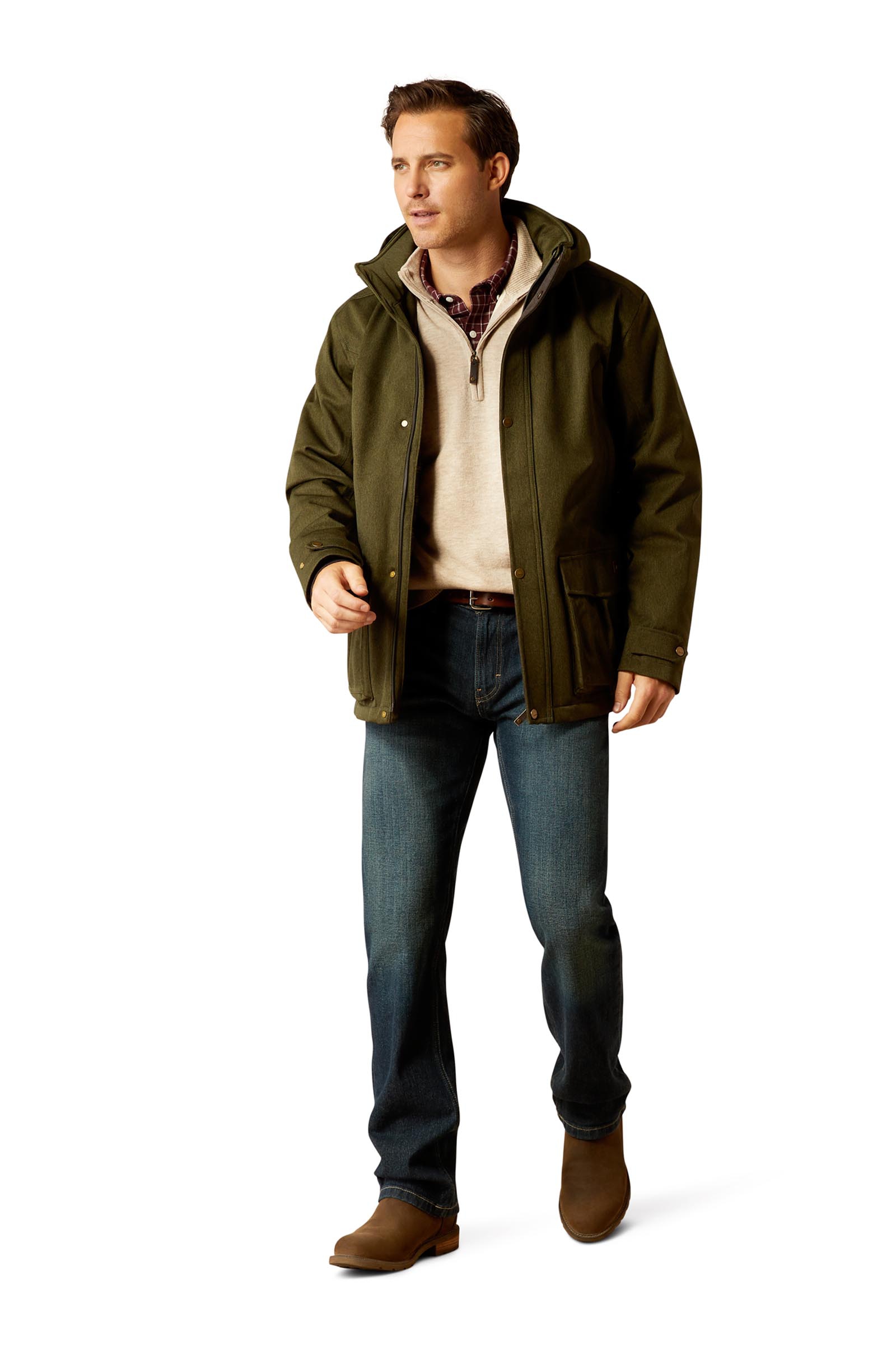 Ariat Rhodium Waterproof Vattent&auml;t isolerad parka f&ouml;r herr