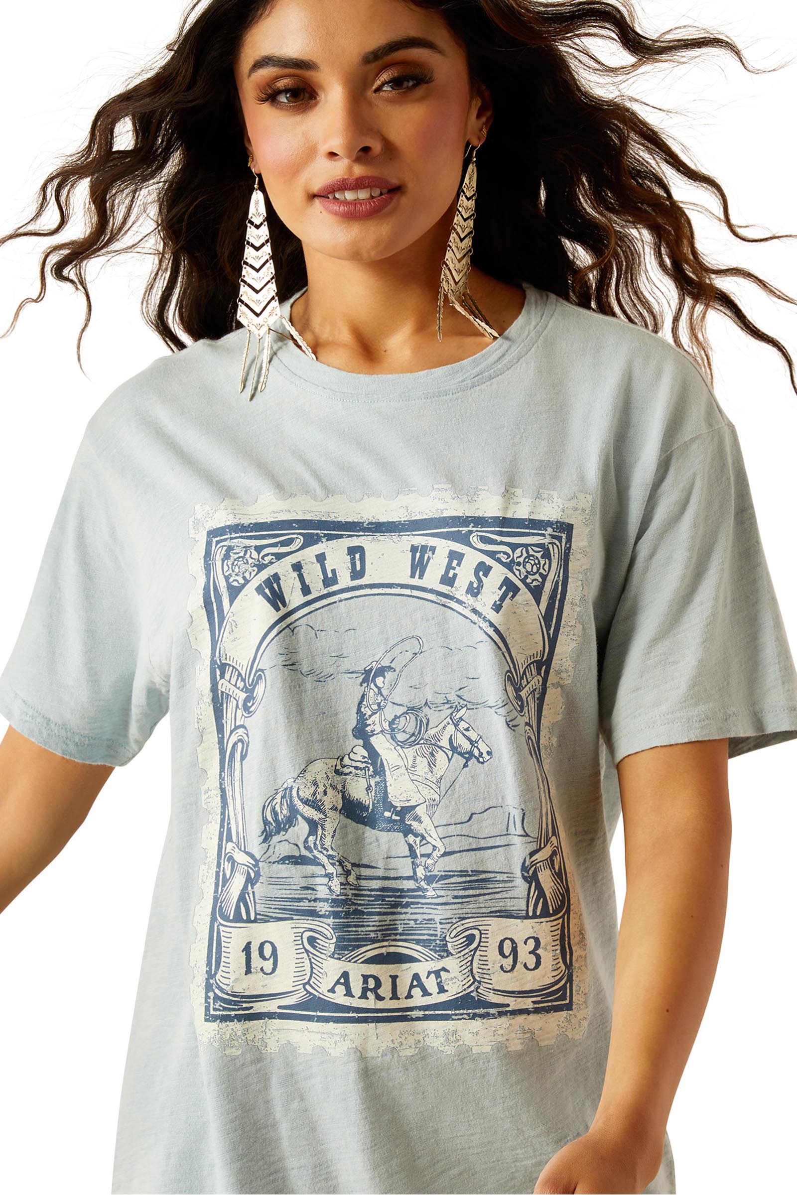 Ariat Wild West Stamp dam-T-shirt