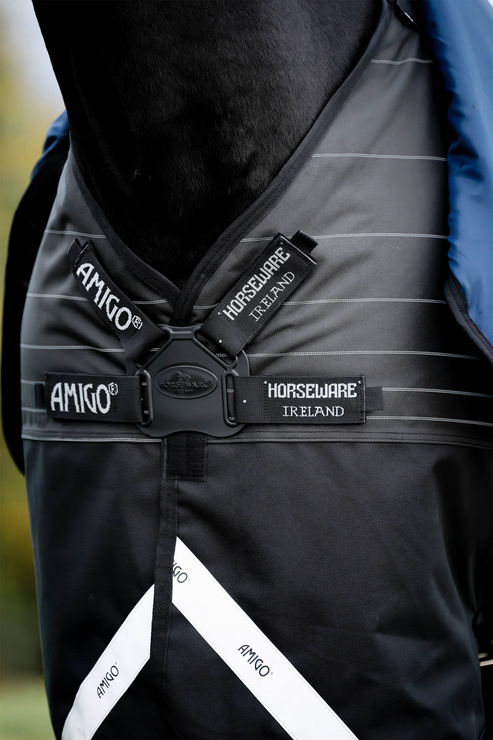 Horseware Amigo 1200D FieldSafe Reflectech Plus utetäcke, 100 g