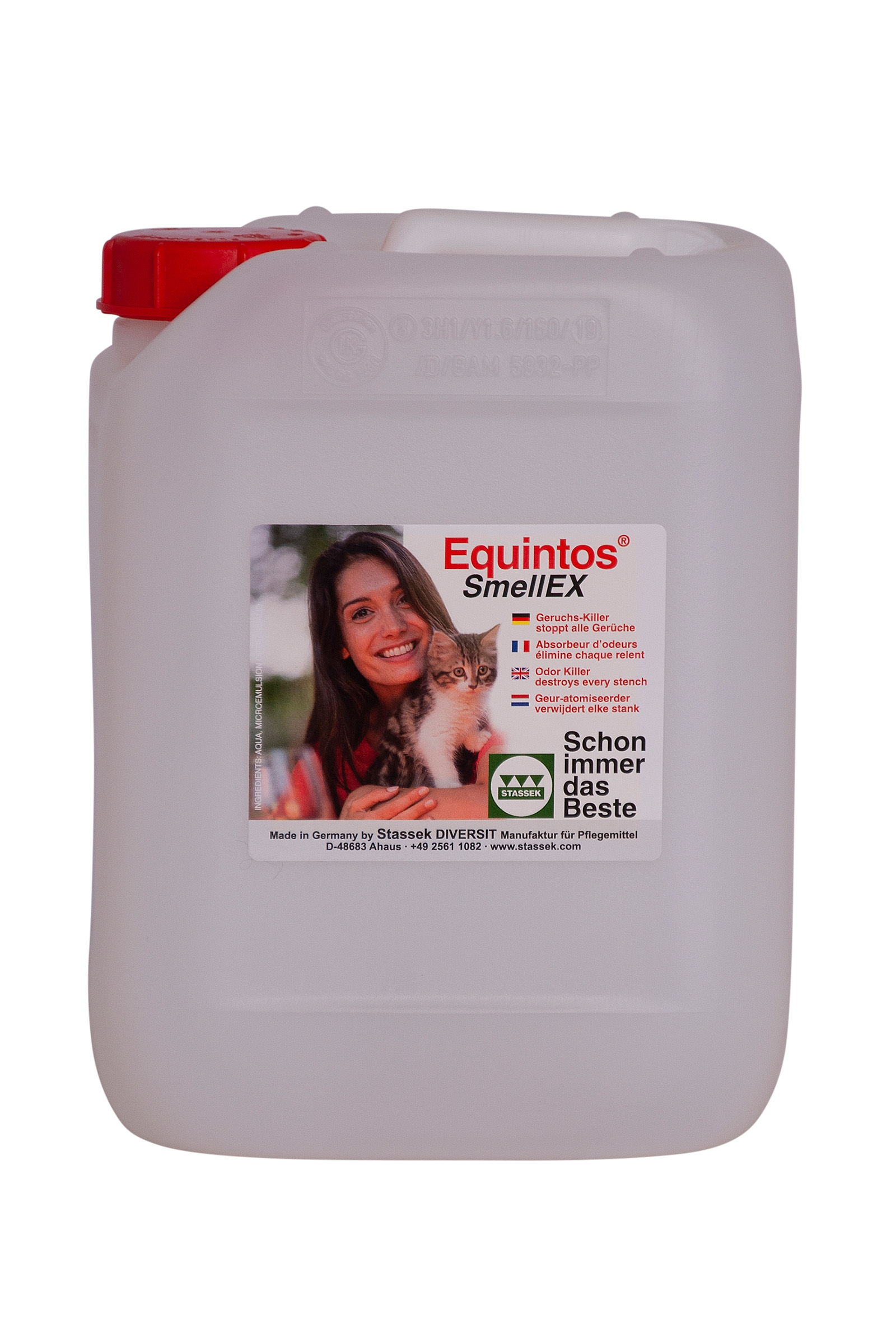 Stassek Equintos Smellex Luktborttagare, 5 liter