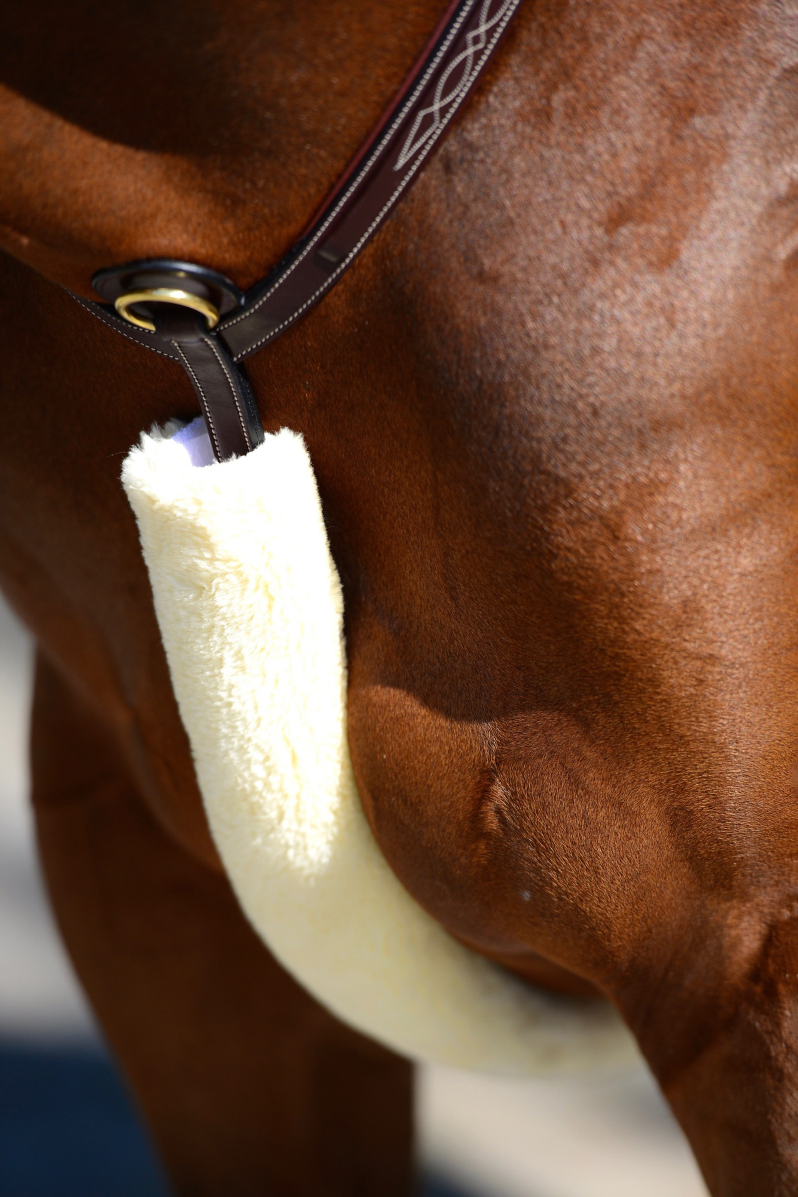Natural Kentucky Horsewear f&aring;rskinnsludd till br&ouml;sta