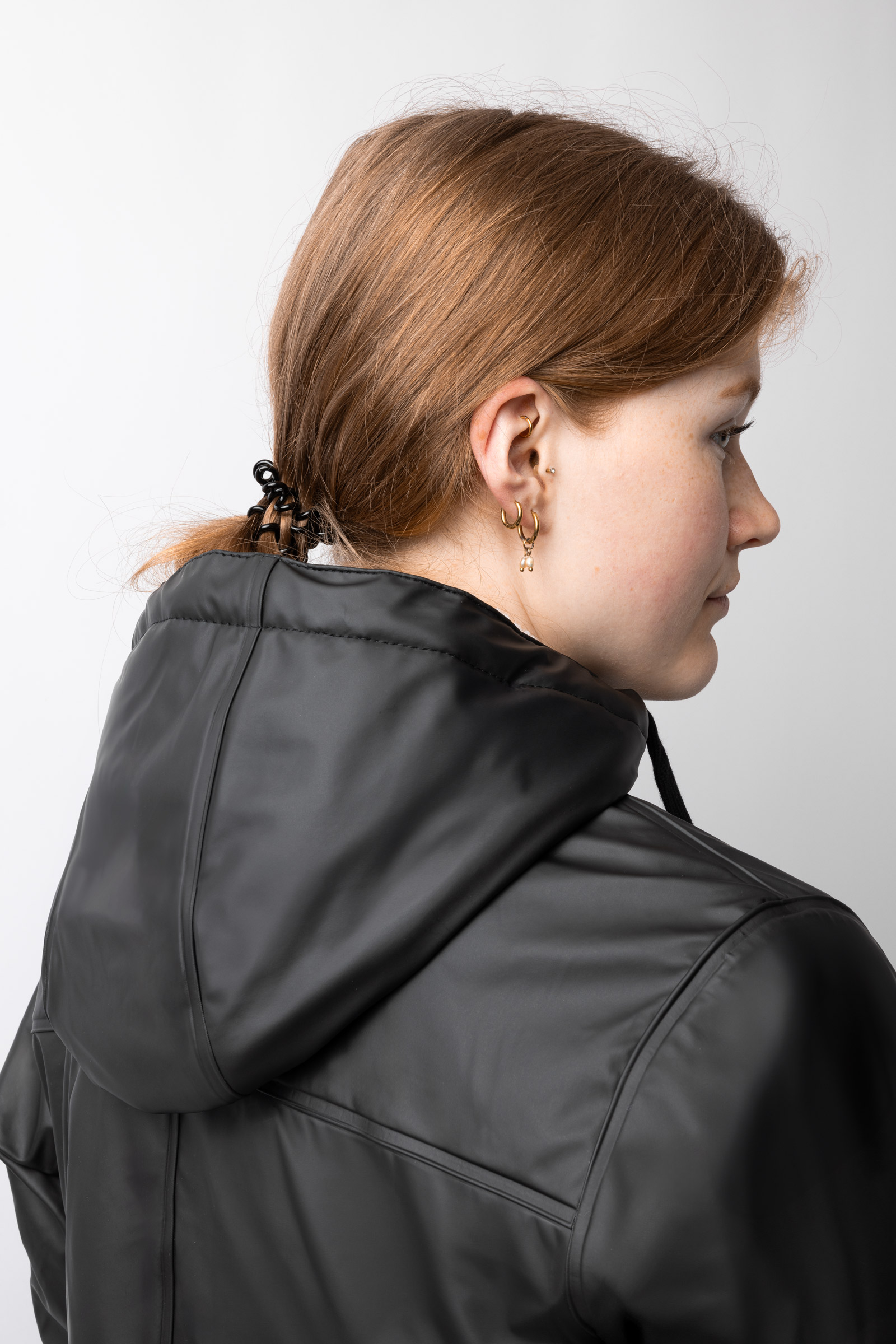 Horze Billie PU-regnjacka med fleece, dam