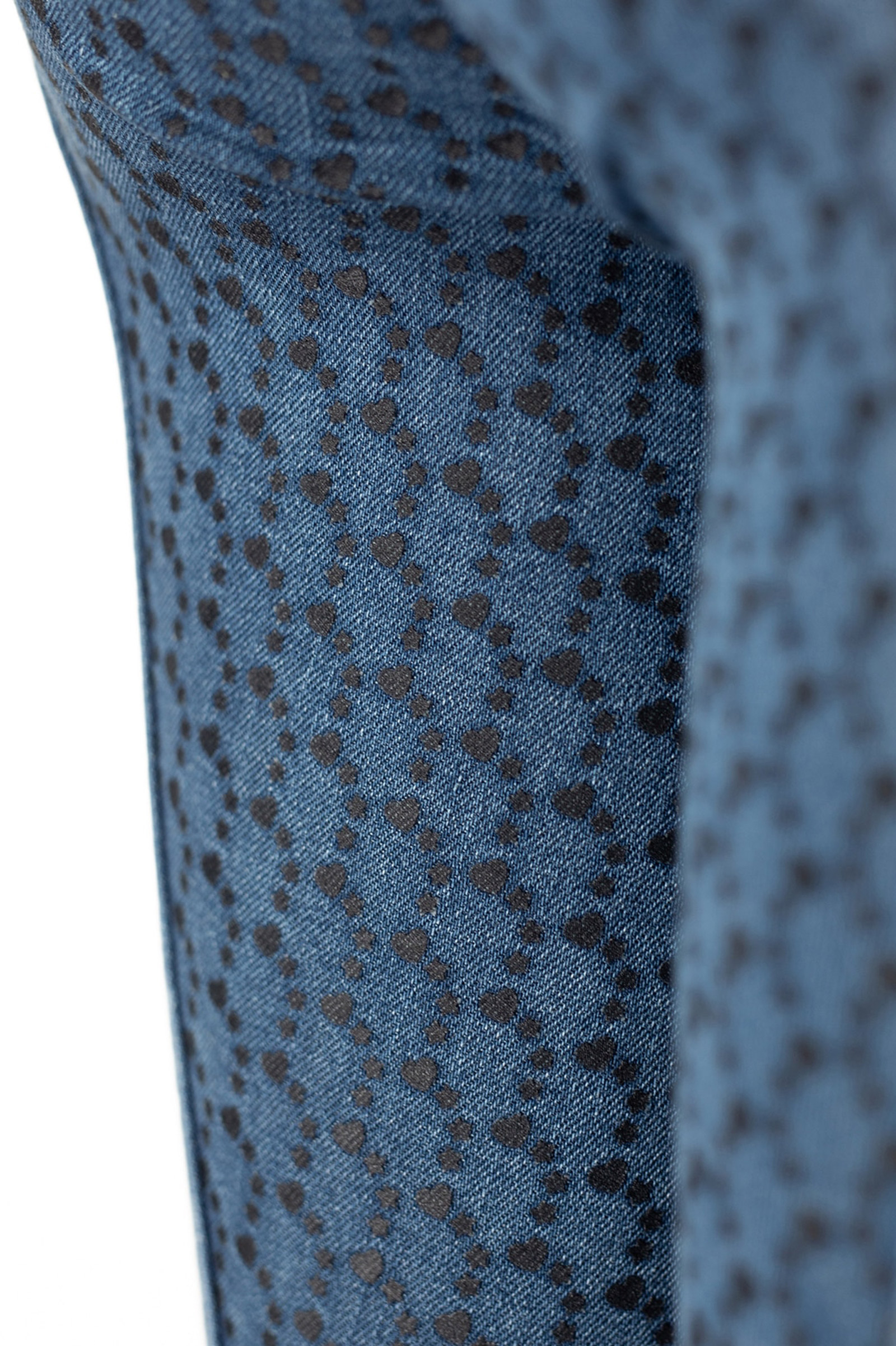 Horze Poppy silikonhelskodda denimridbyxor, barn