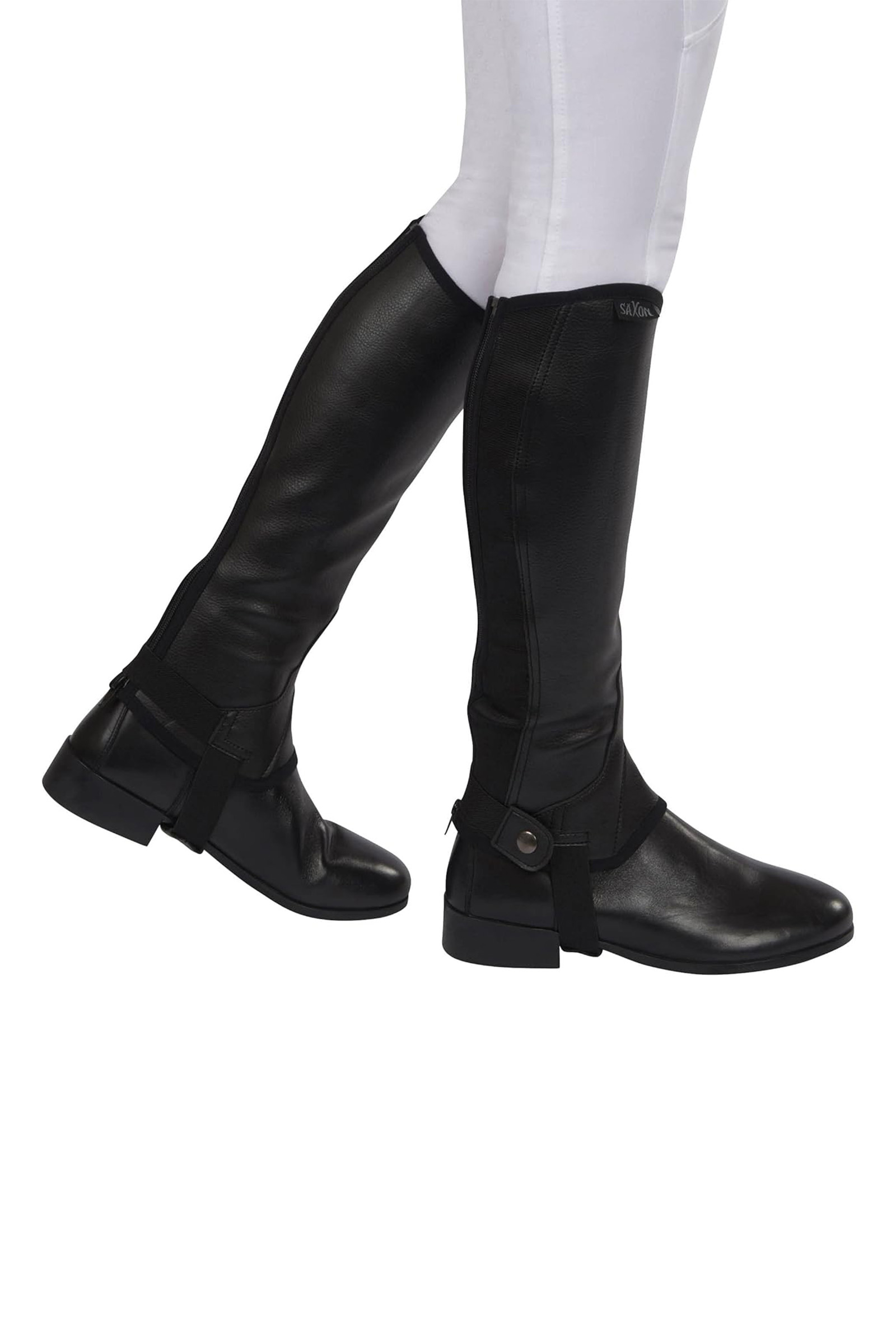 Saxon Equileather Half Chaps, Adult