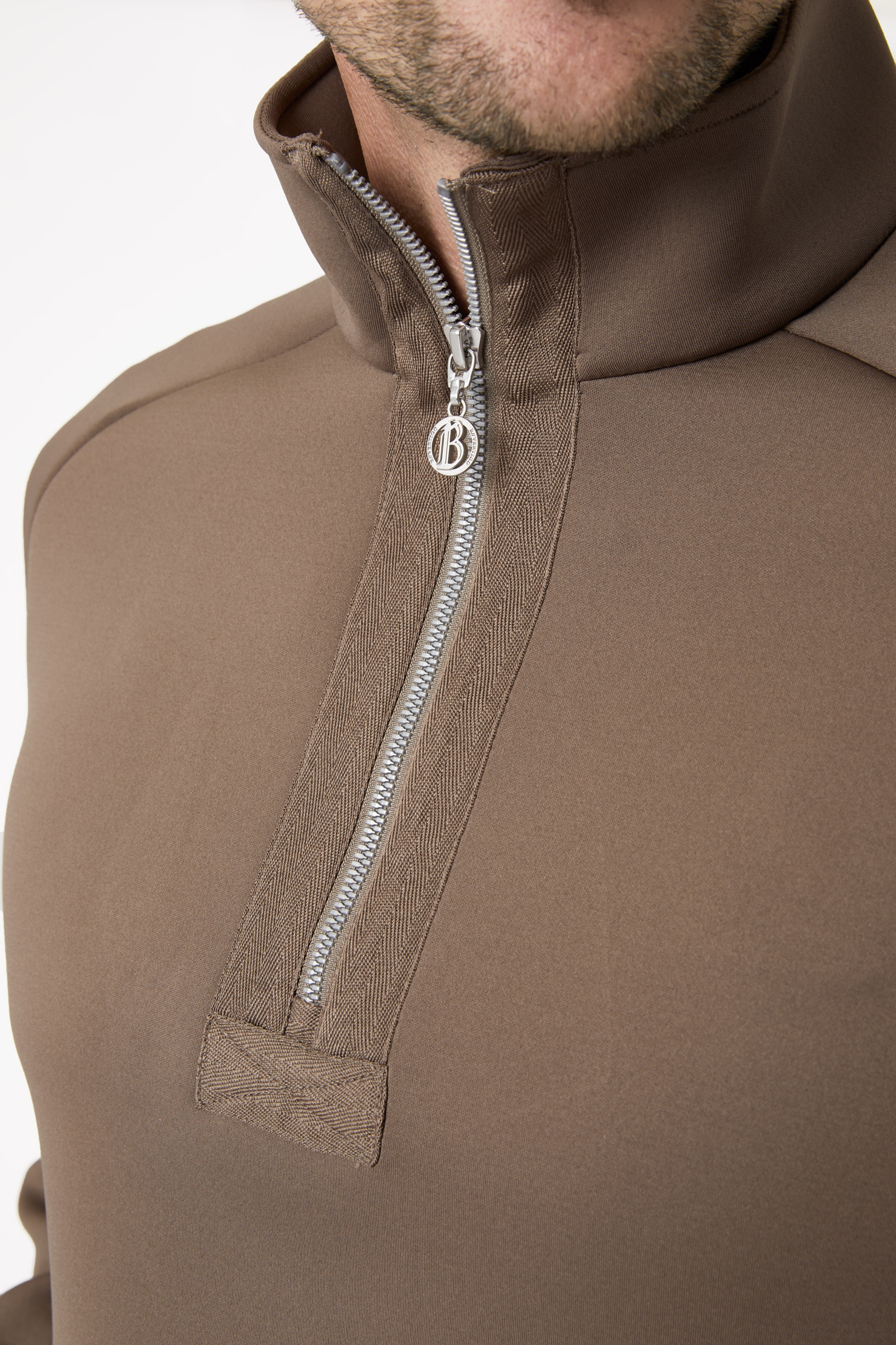 B Vertigo Nicolas funktionell sweatshirt tr&ouml;ja f&ouml;r herrar med fickor med dragkedja