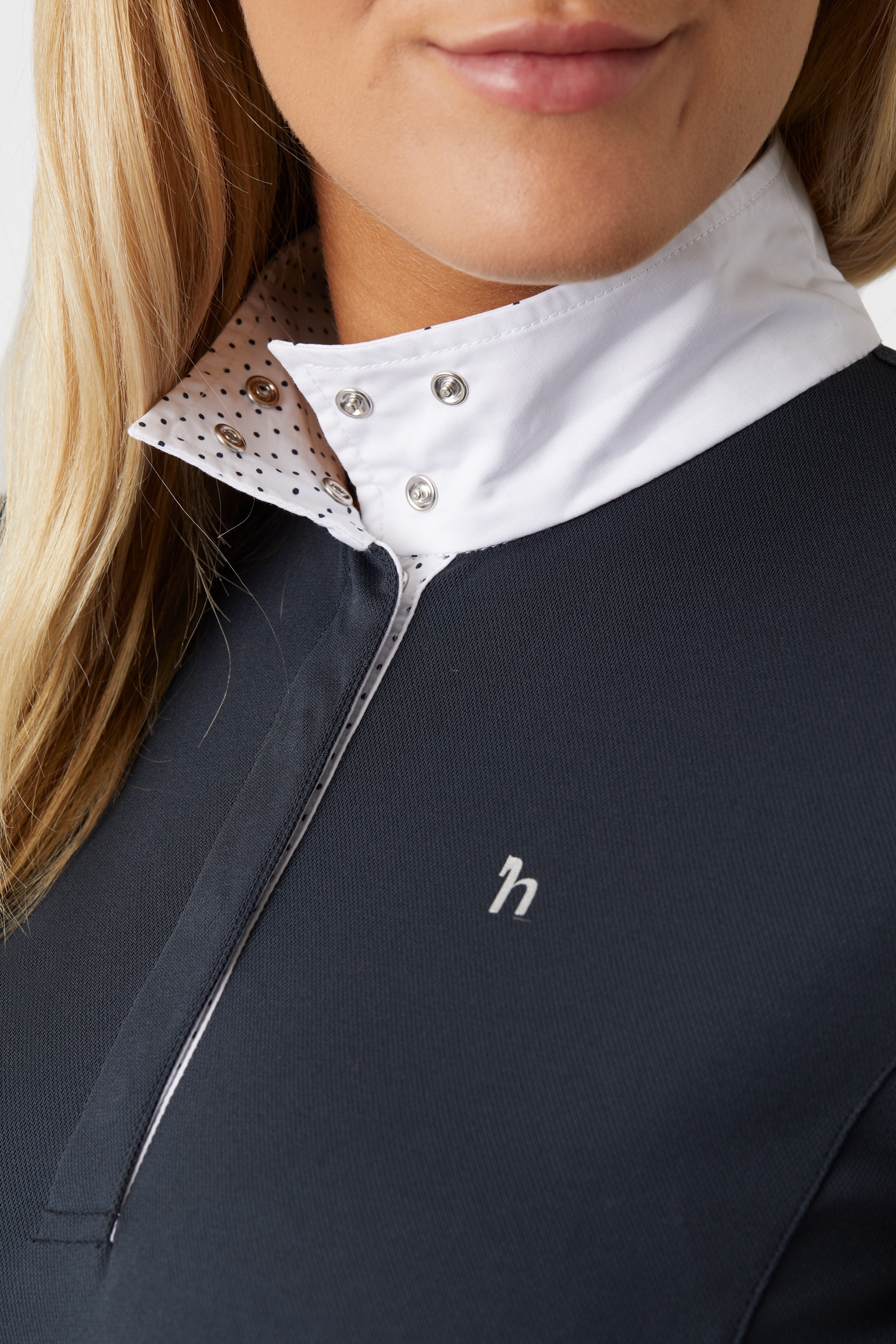 Horze Blaire kort&auml;rmad funktionst&auml;vlingstr&ouml;ja med n&auml;t, dam LSF 30+