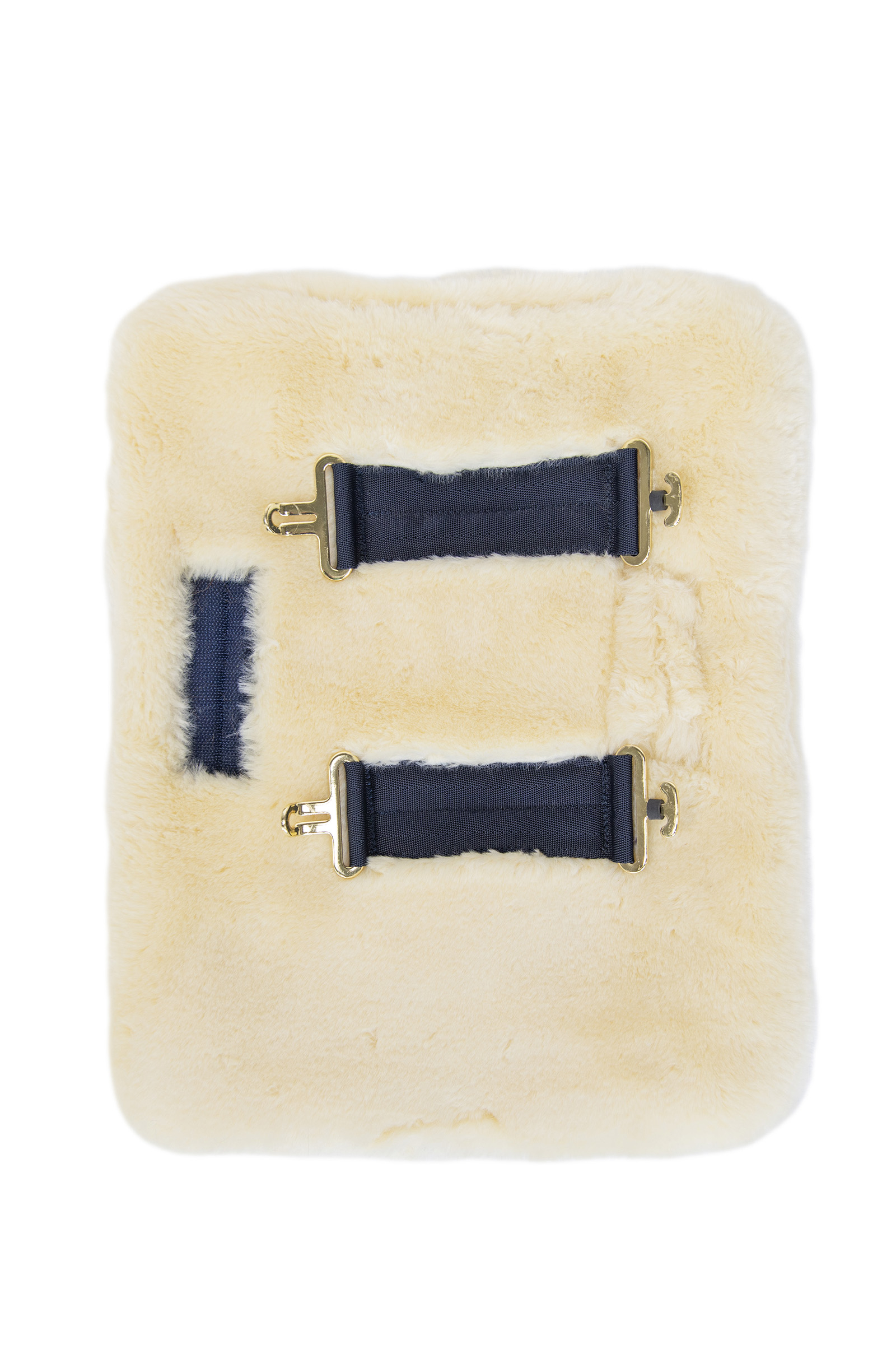 Kentucky hästutrustning Vegan Fårskinn Chest Expander 2 Spännen