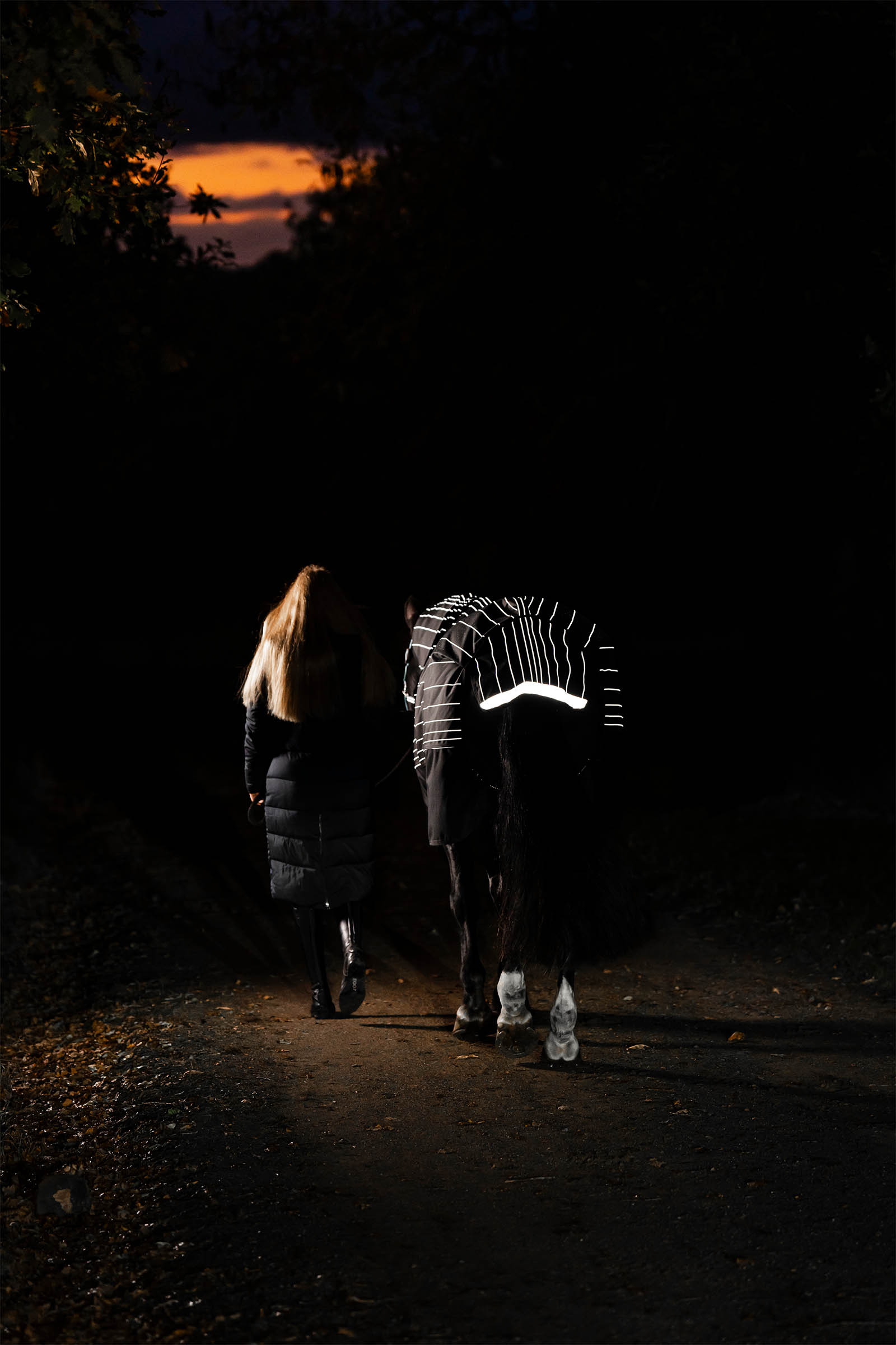 Horseware Amigo 1200D FieldSafe Reflectech Plus utetäcke, 250 g