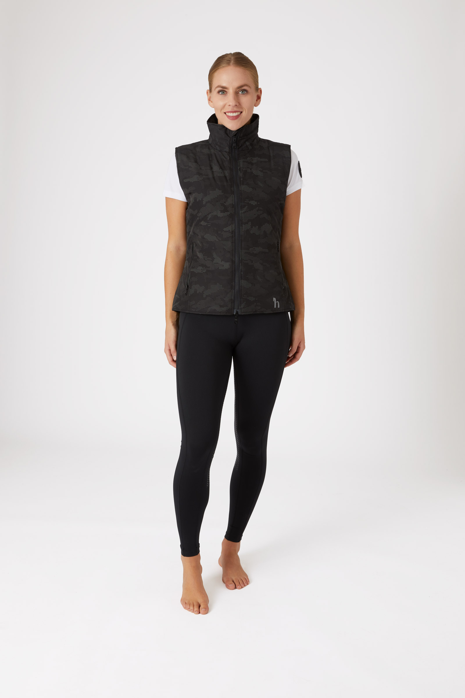 Horze Camo Luminox reflekterande damv&auml;st