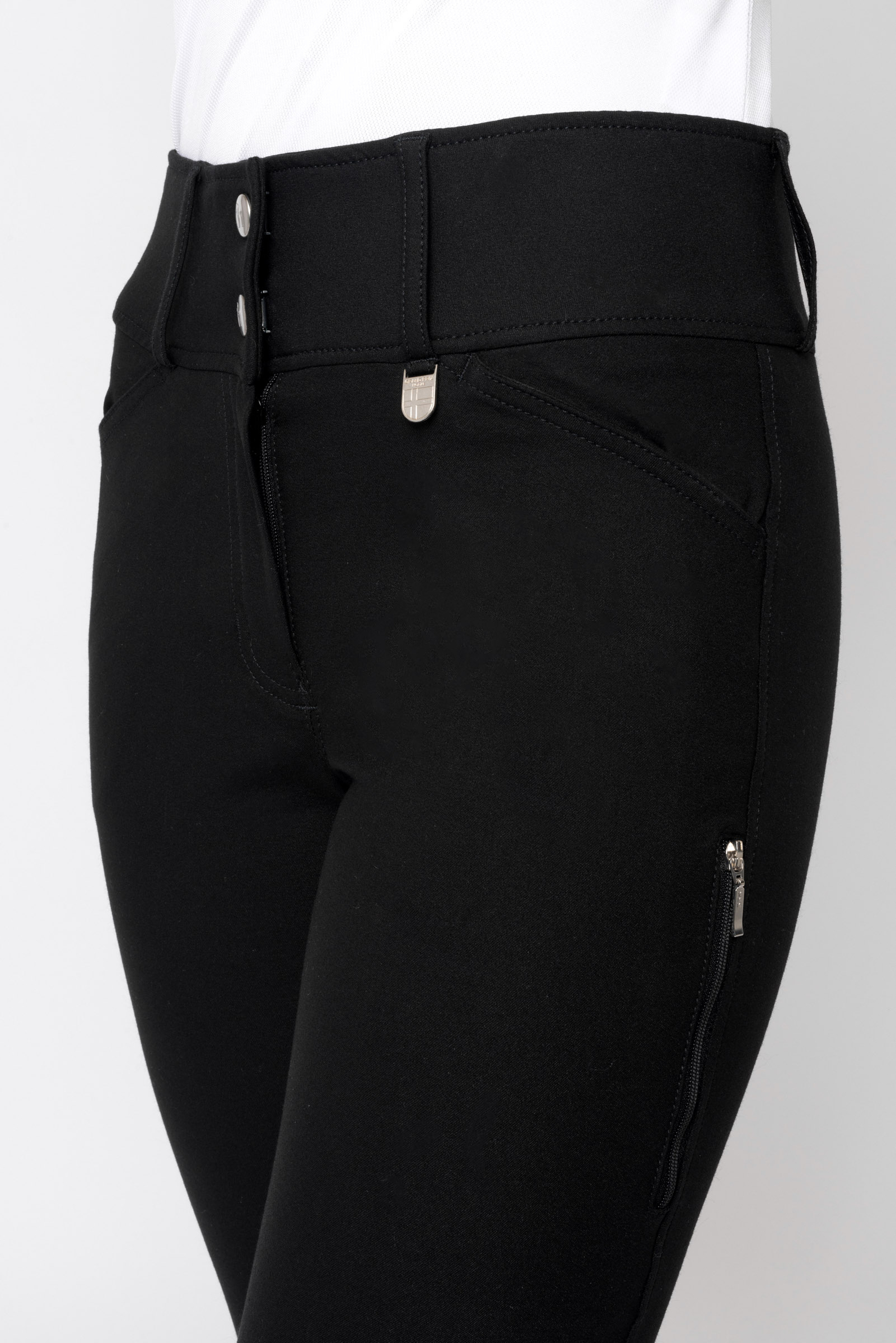 Horze Grand Prix II ridbyxor med knäskodd, dam