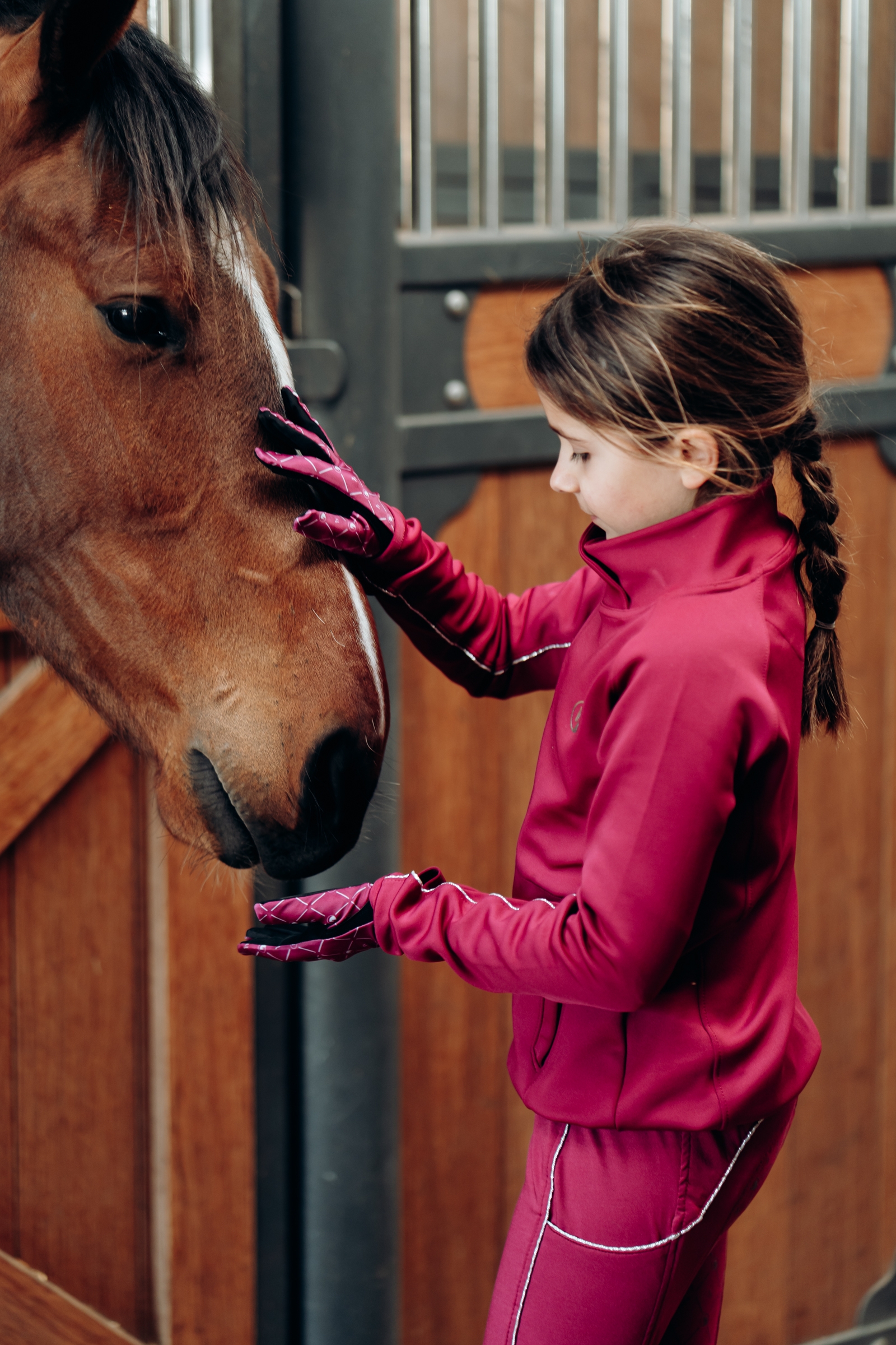 Horze Ella funktionstopp i sweatshirtmaterial för barn