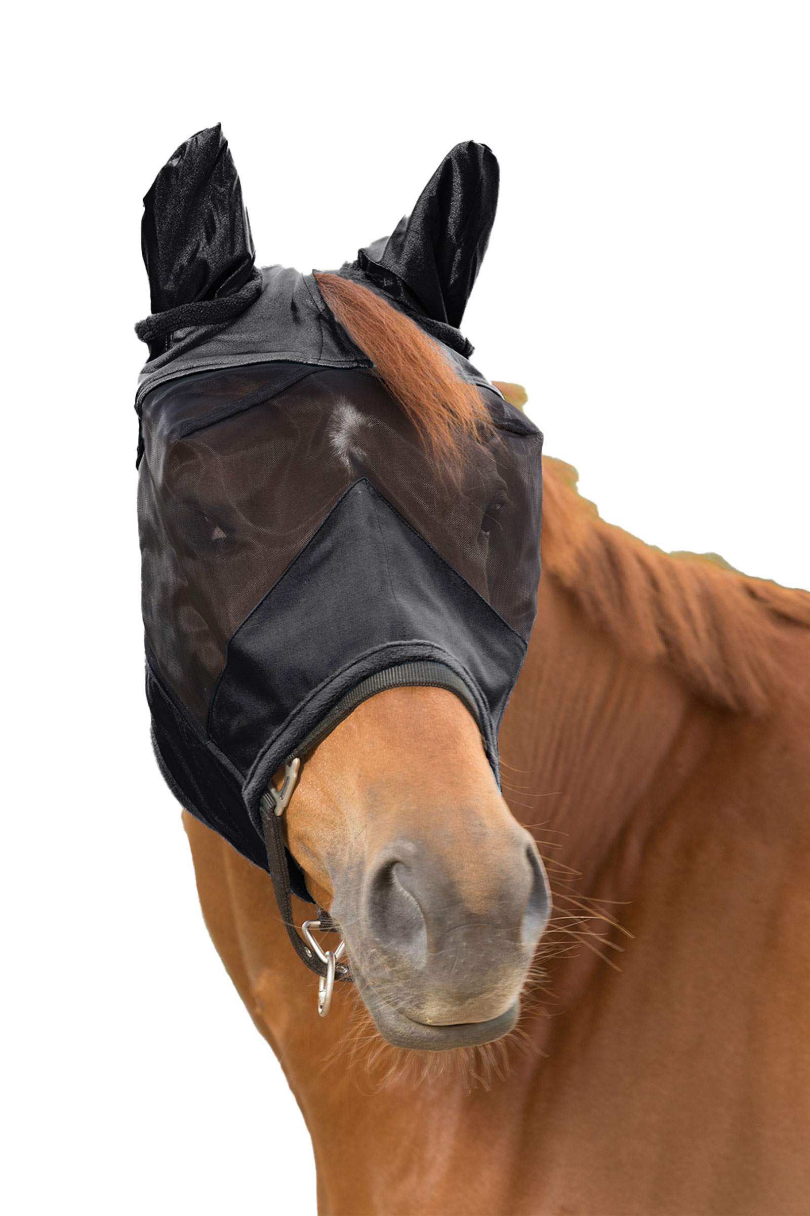Black Waldhausen Premium flugmask med &ouml;ron