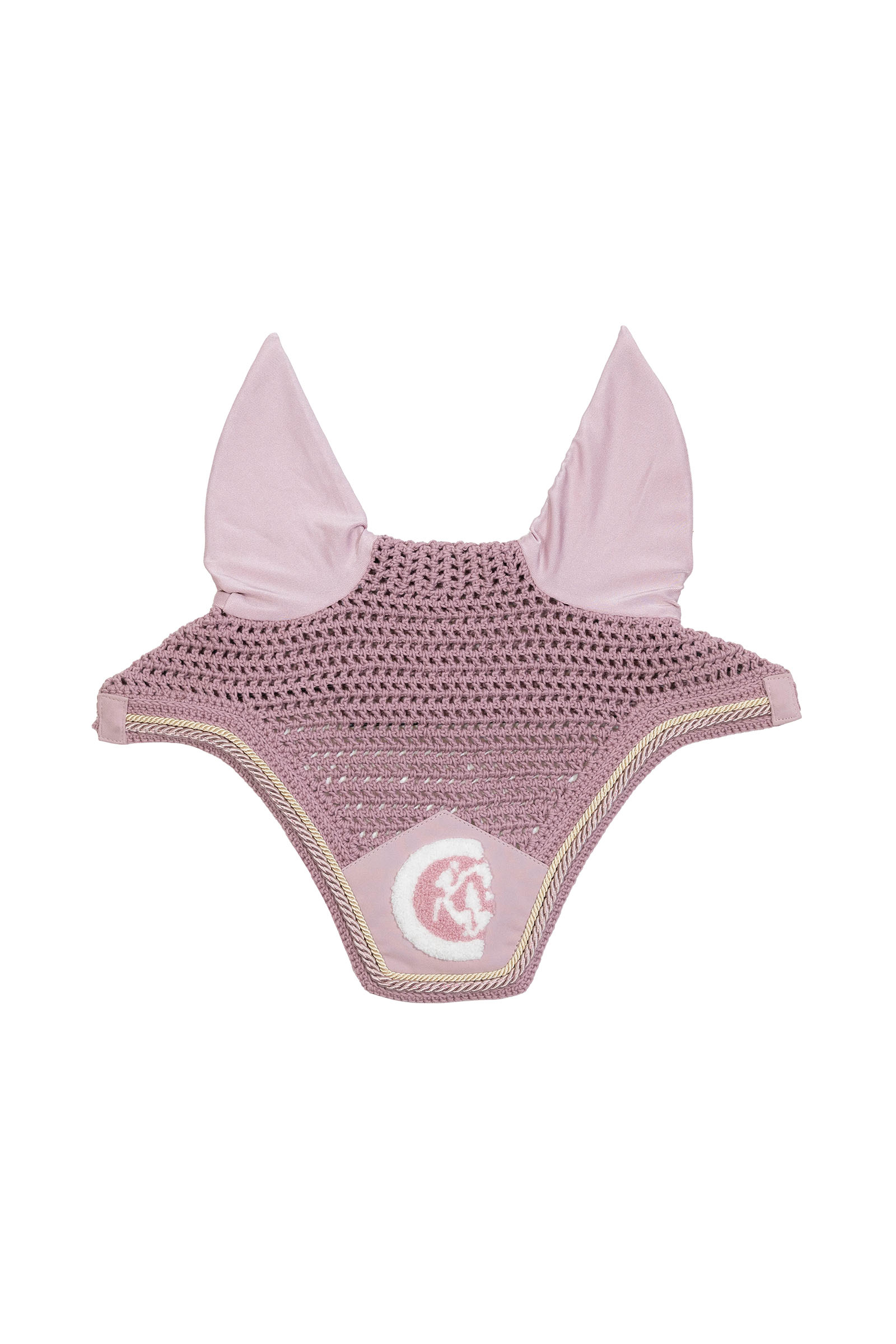 light rose Kentucky Horsewear huva Wellington 3D Logo rope