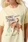Ariat Camiseta Rodeo Star estilo boyfriend para mujer  