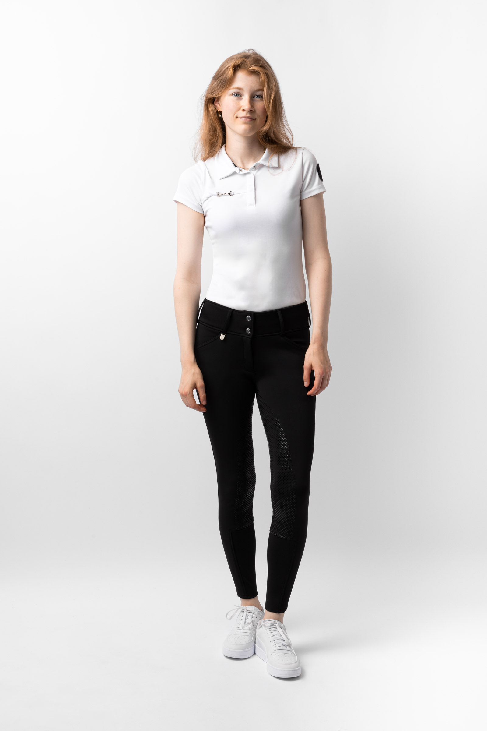 Horze Grand Prix Softshell silikonhelskodda termoridbyxor, dam