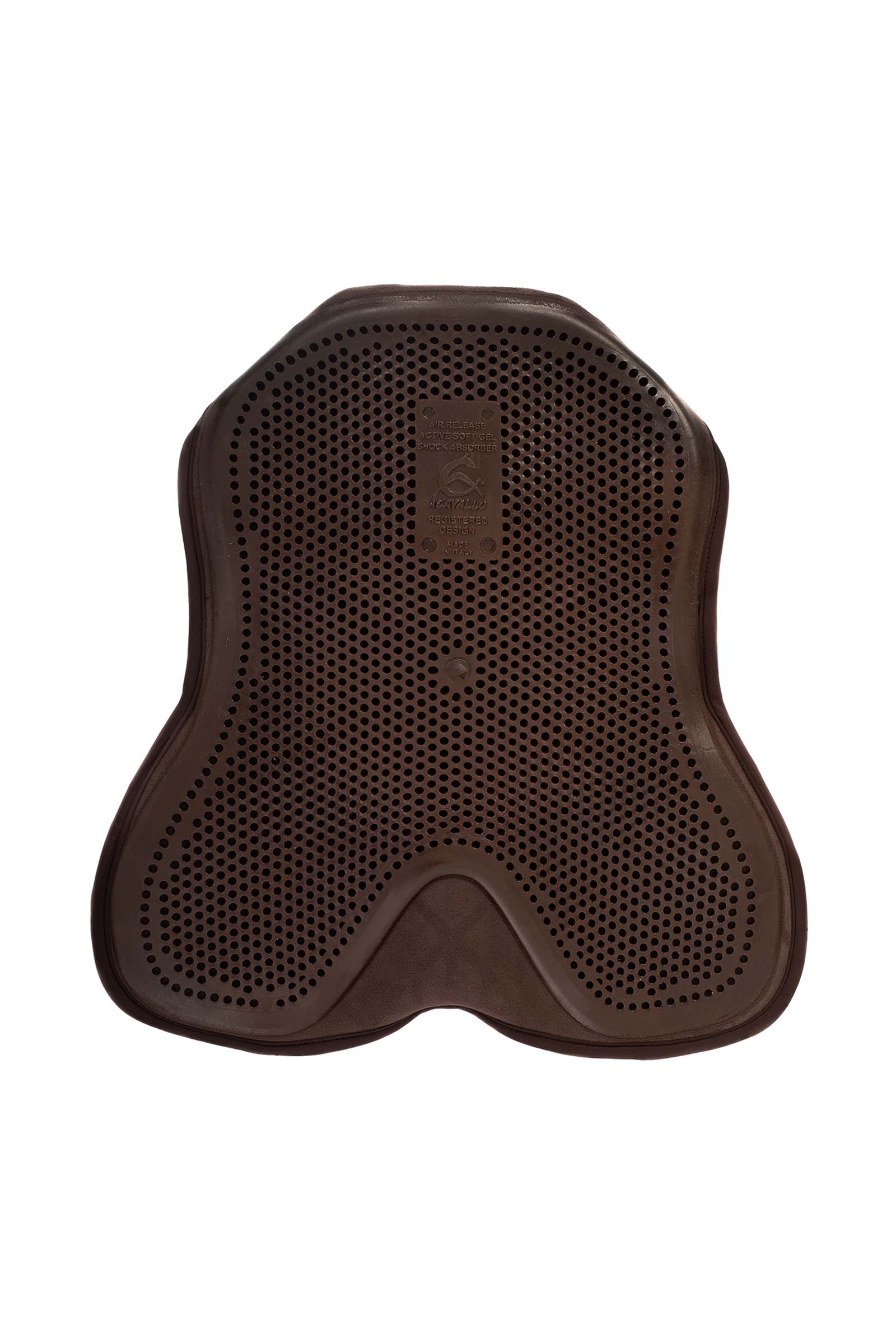 Brown Acavallo Gel Seat Saver Gel Out 10mm för hoppsadlar