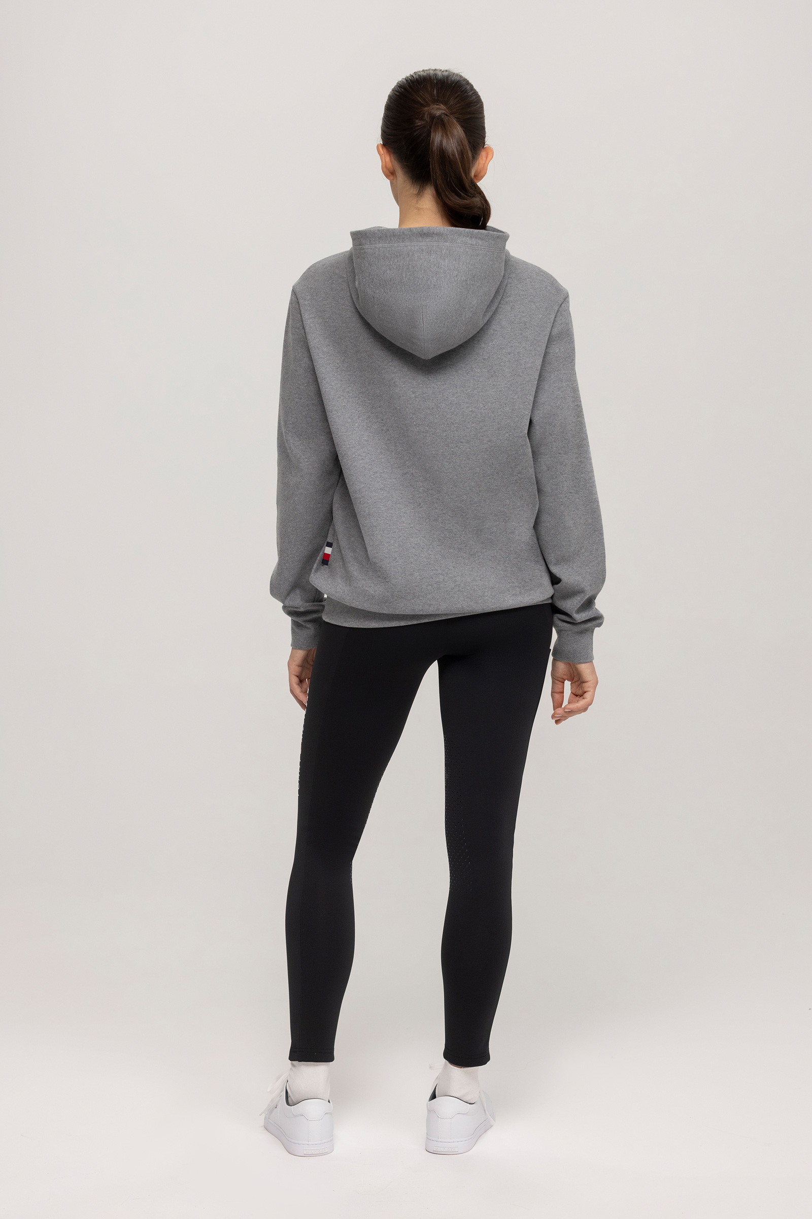 Black Tommy Hilfiger Equestrian Vermont dam ridbyxor med kn&auml;skoning