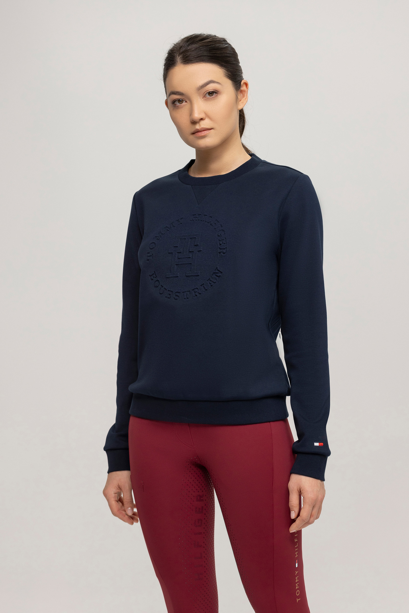 Tommy Hilfiger Equestrian Illinois dam sweatshirt med grafiskt tryck