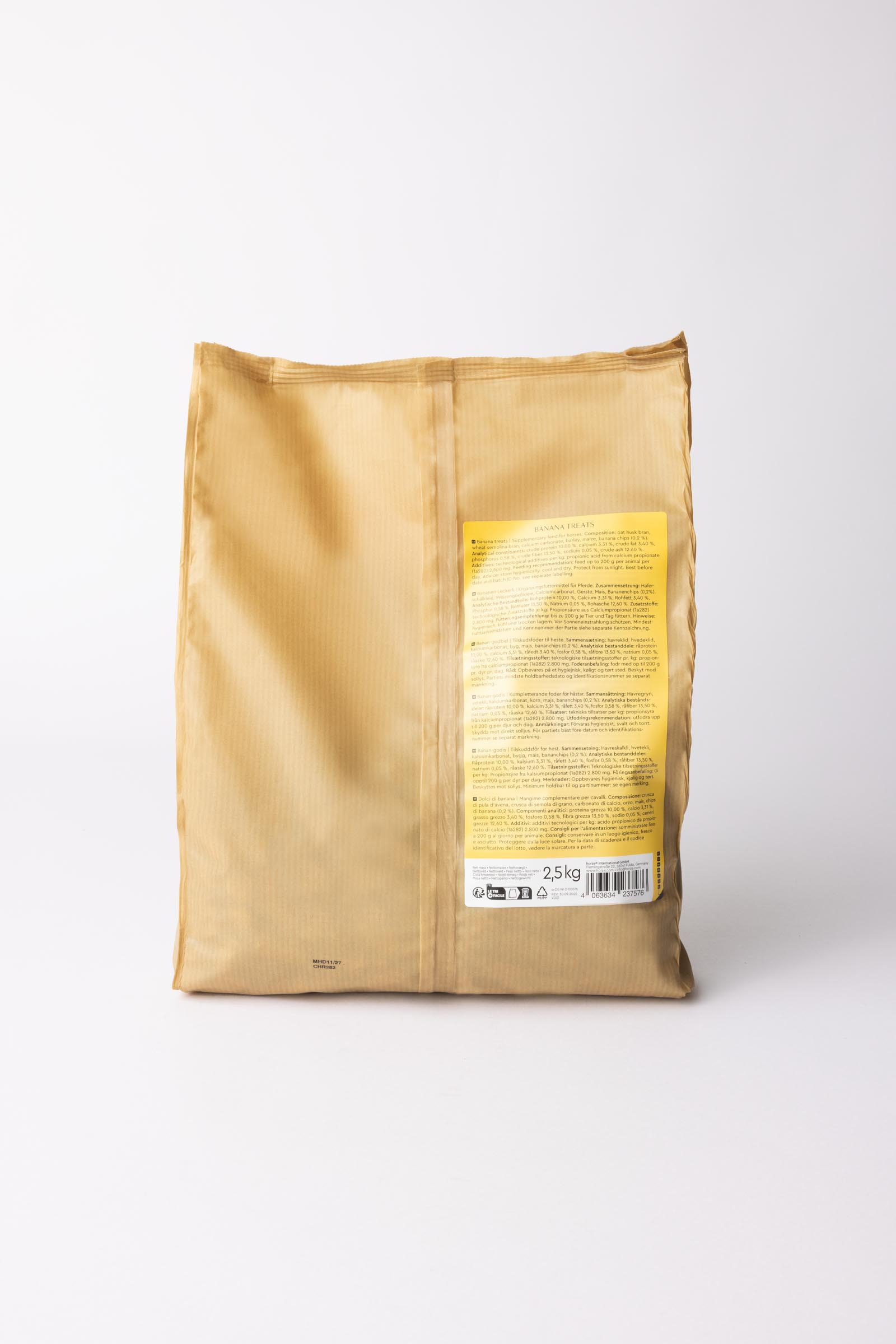 Horze Biscuits Banan, h&auml;stgodis 2,5 kg