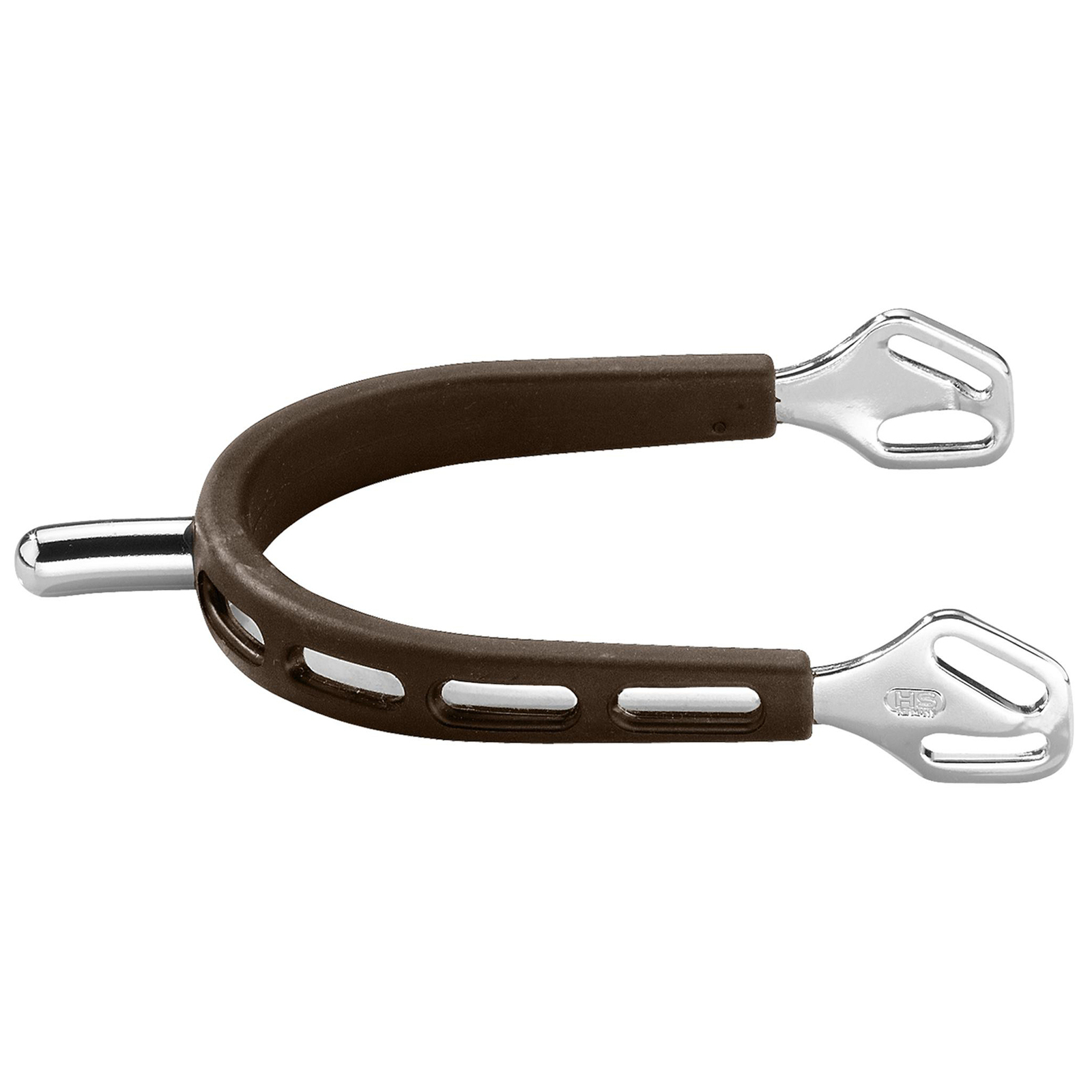 Sprenger Ultra Fit SS sporrar brunt överdrag, med rundad sporrhals