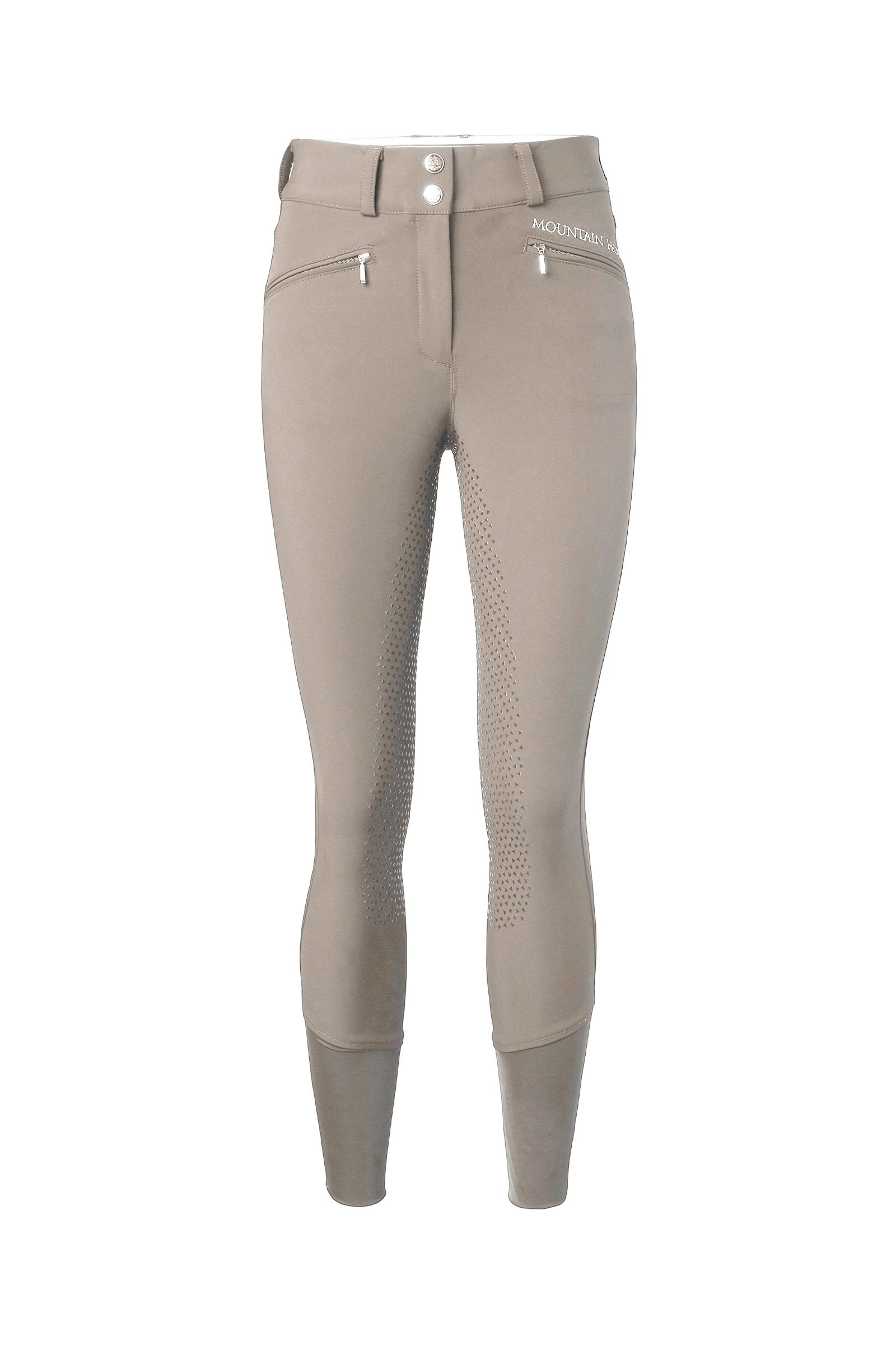 Plaza Taupe light brown Mountain Horse Diana dam ridbyxor med helgrip