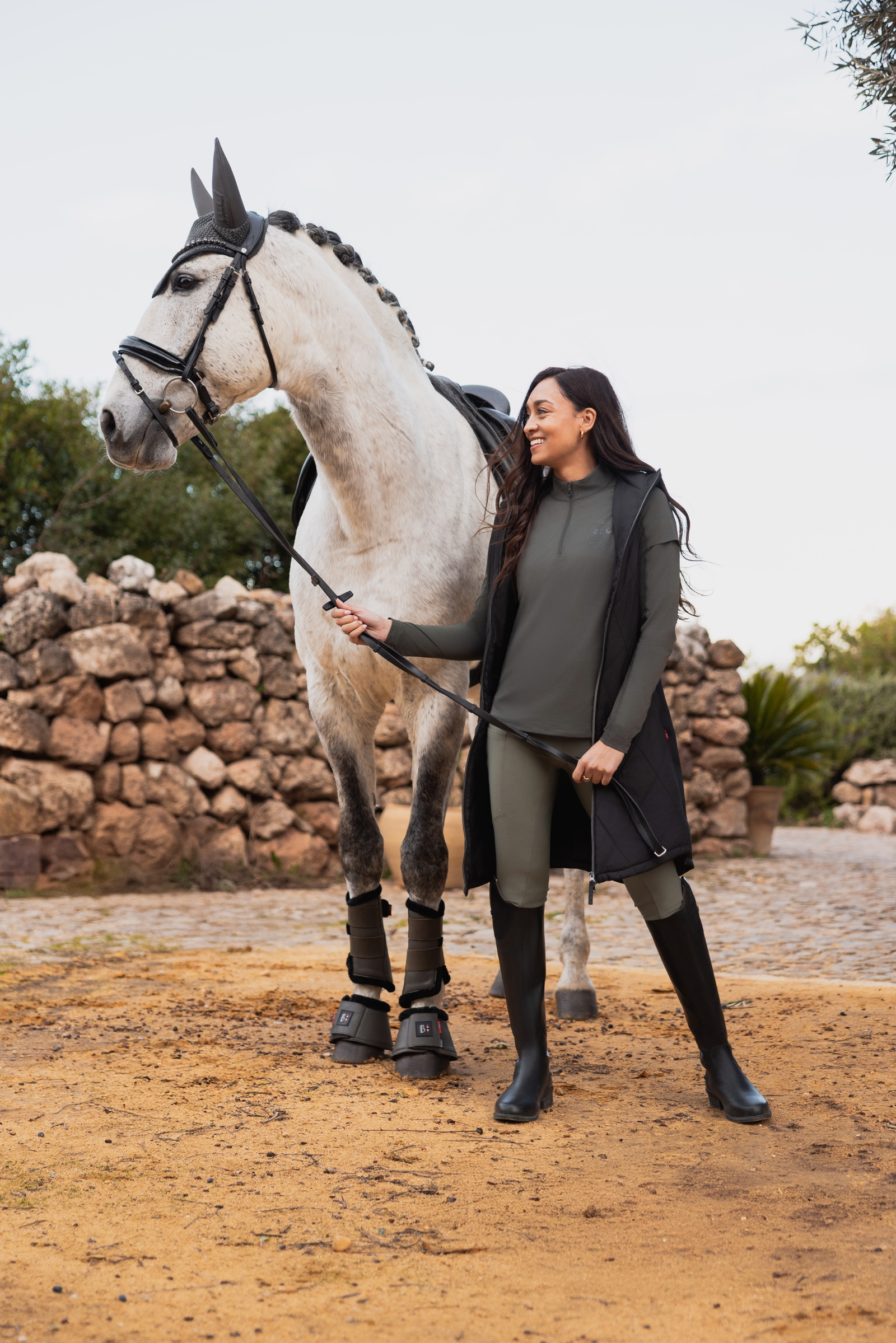 B Vertigo Agnetha l&aring;ng vadderad v&auml;st f&ouml;r dam  