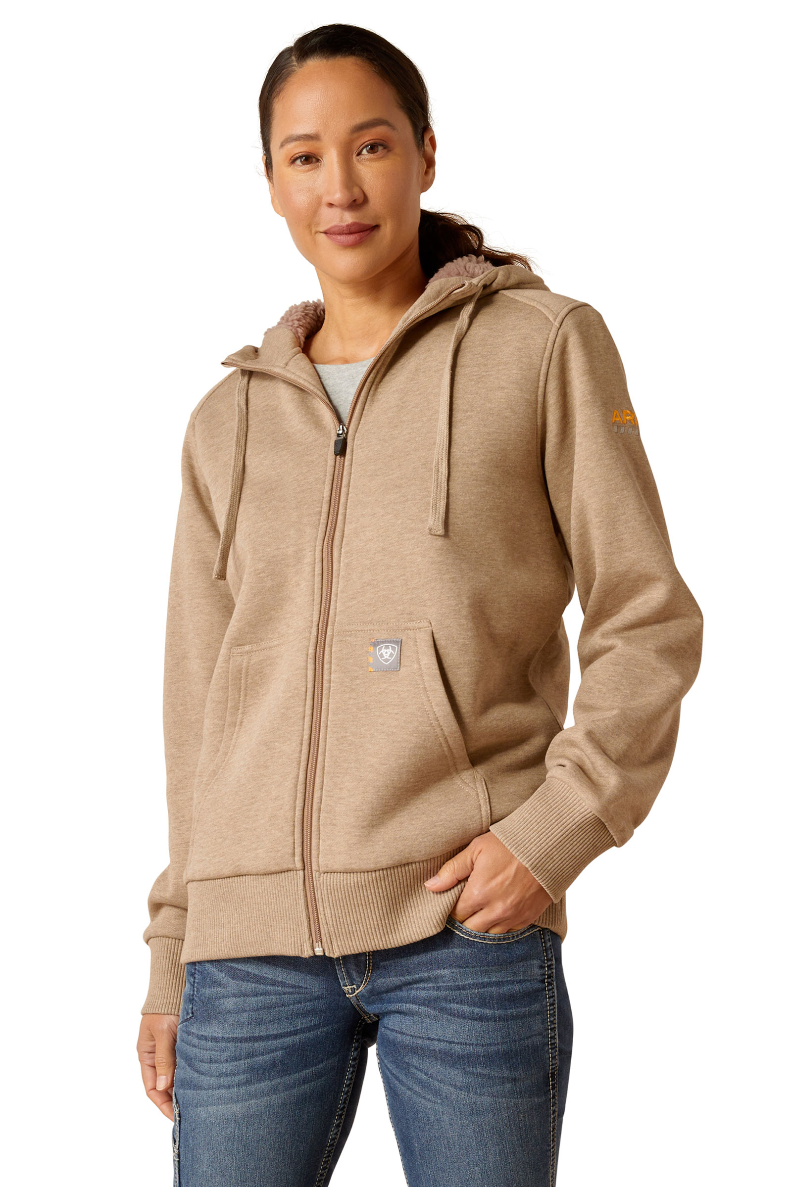 Ariat Rebar All-Weather Sherpa Hoodie med dragkedja