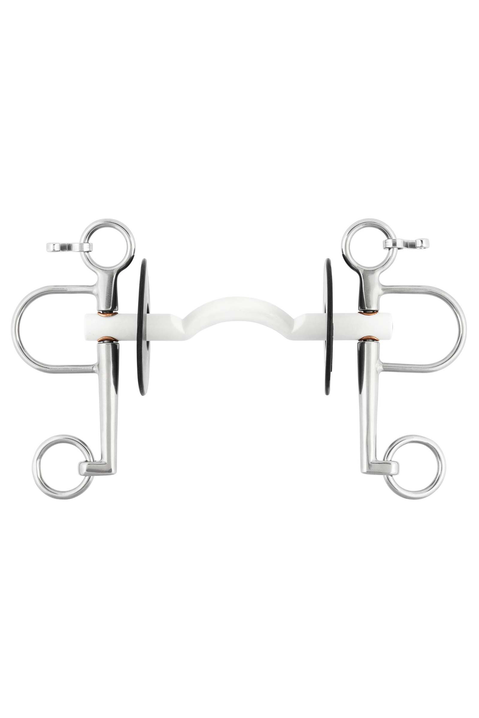 Sprenger Nathe Pelham Hard Mullen Mouth med port, 15 mm, 7 cm skaft