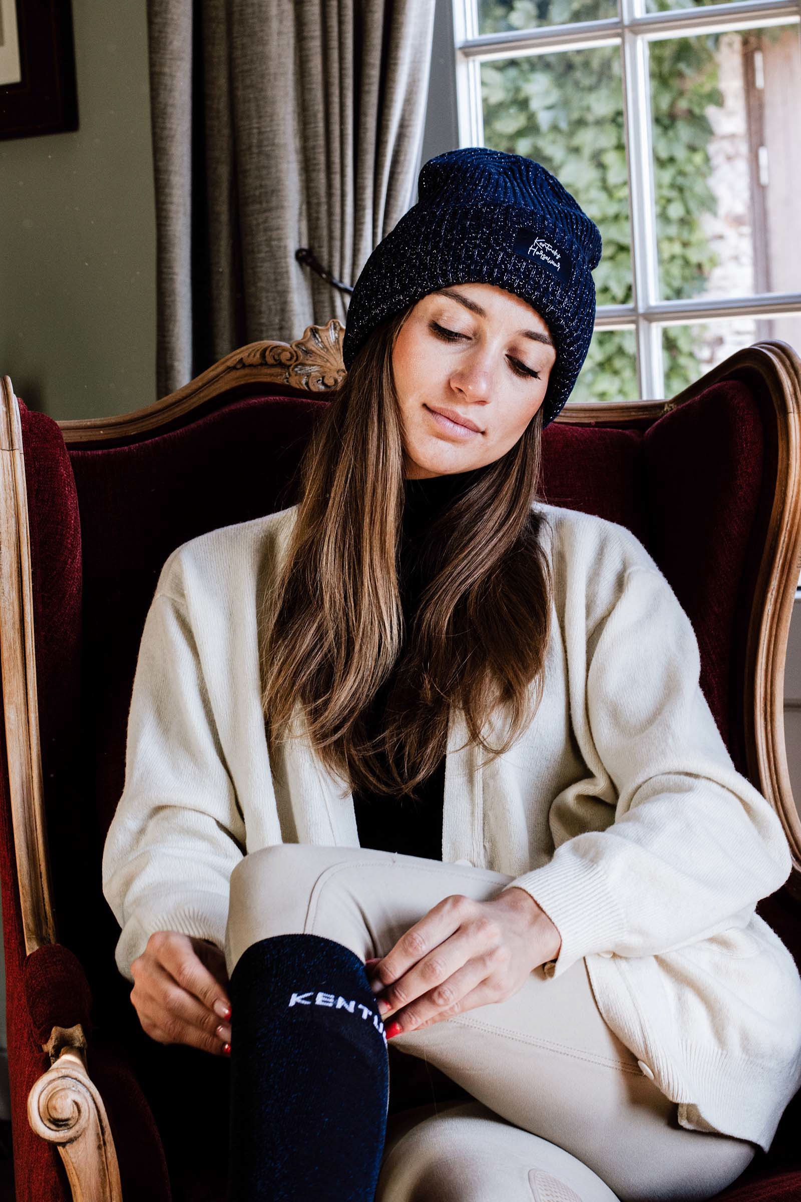 DB/AB Kentucky Horsewear Glitter mössa