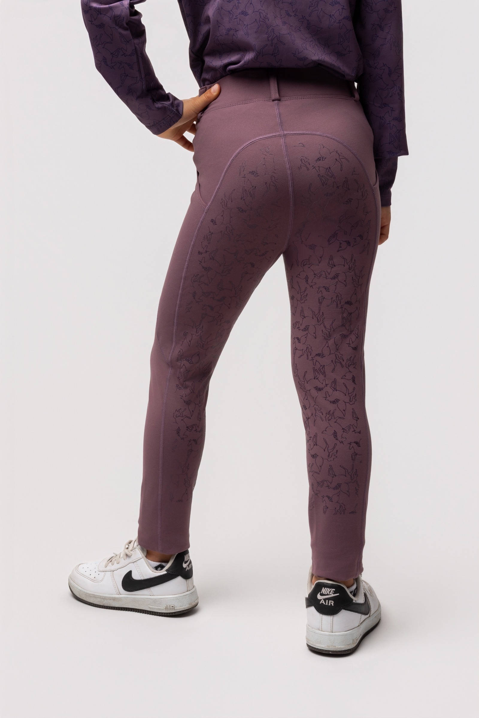 Horze Dea barnens helskodda ridbyxor i thermo