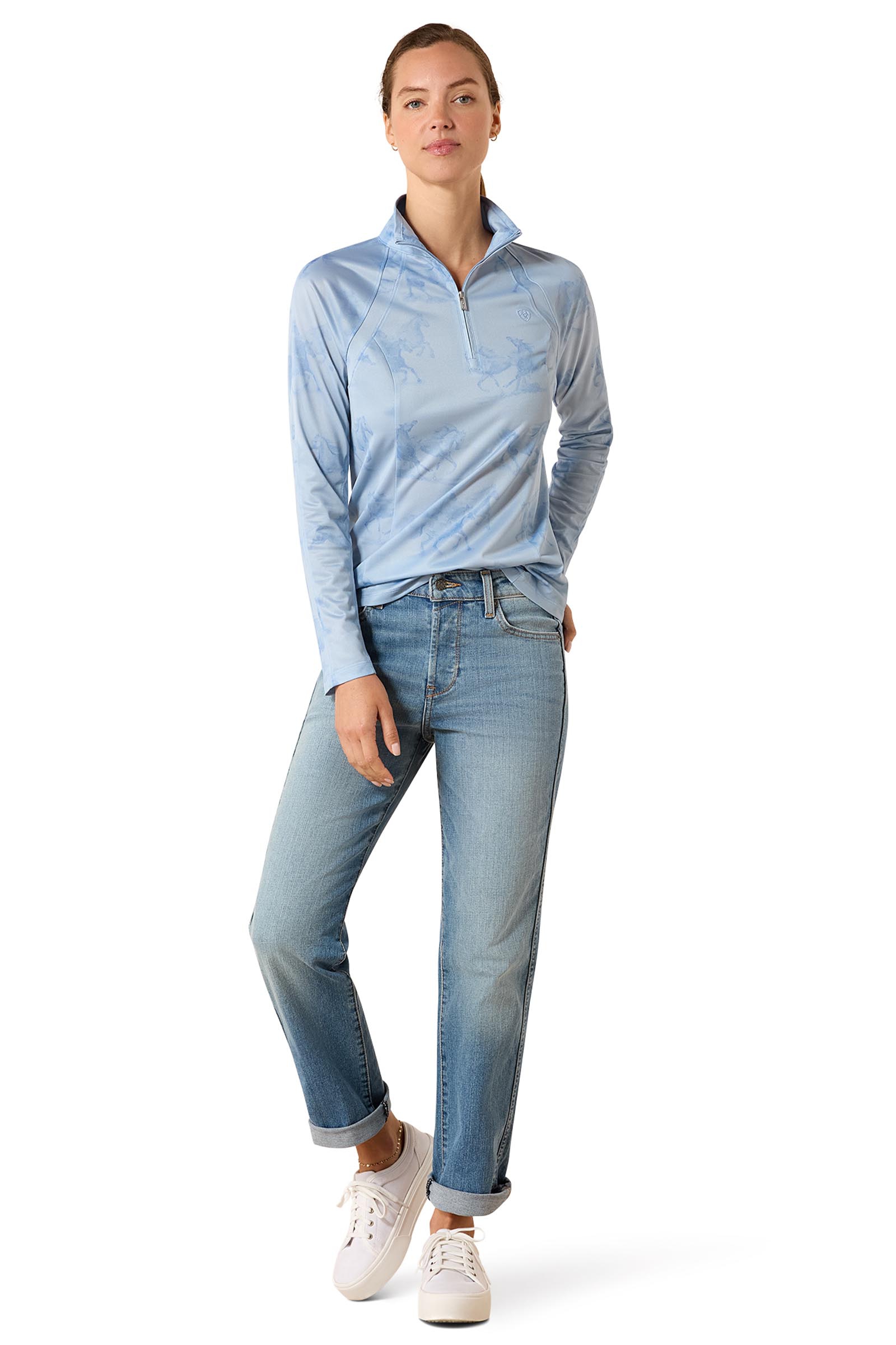 Ariat Dam Sunstopper 3.0 baselayer med 1/4 dragkedja