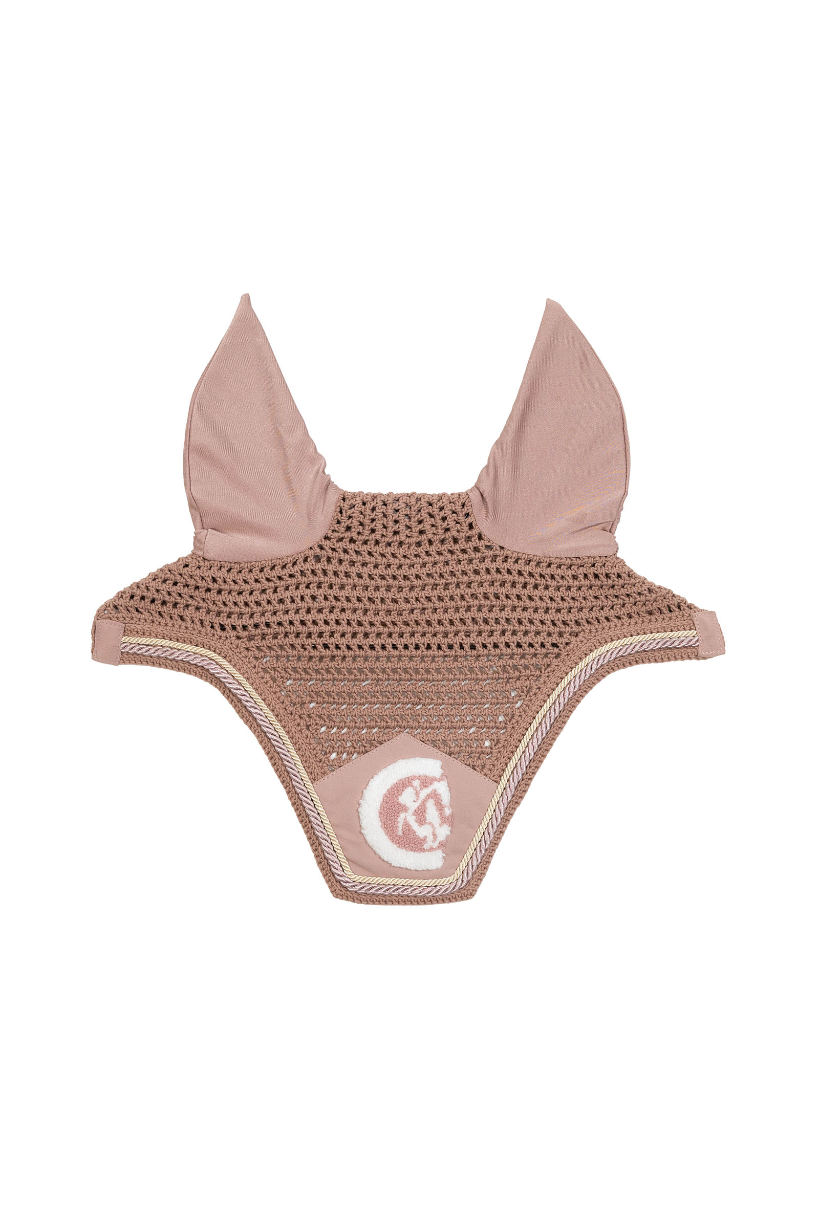 old rose Kentucky Horsewear huva Wellington 3D Logo rope