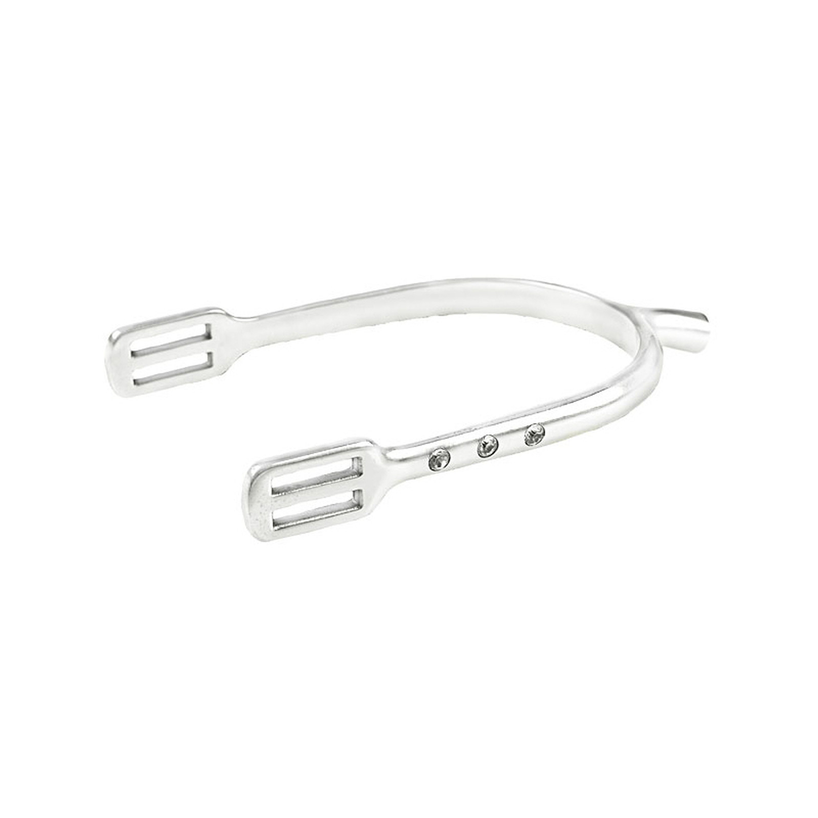 Horze sporrar med bling, klara kristaller