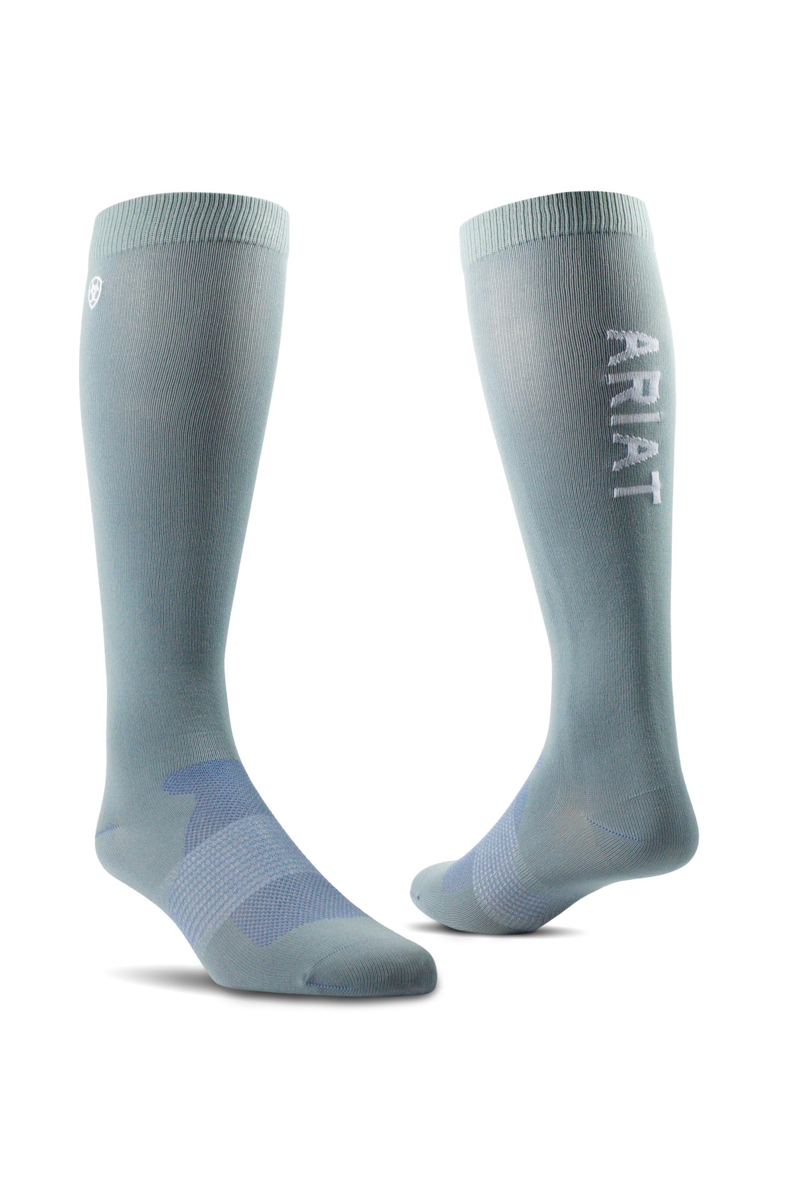 Grey Ariat AriatTek Essential Performance Strumpor