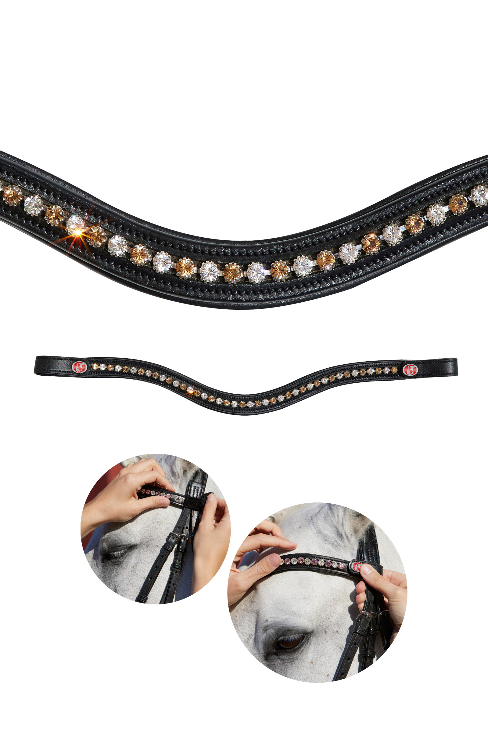 Kieffer FlexiLoop&reg; Crystal Browband