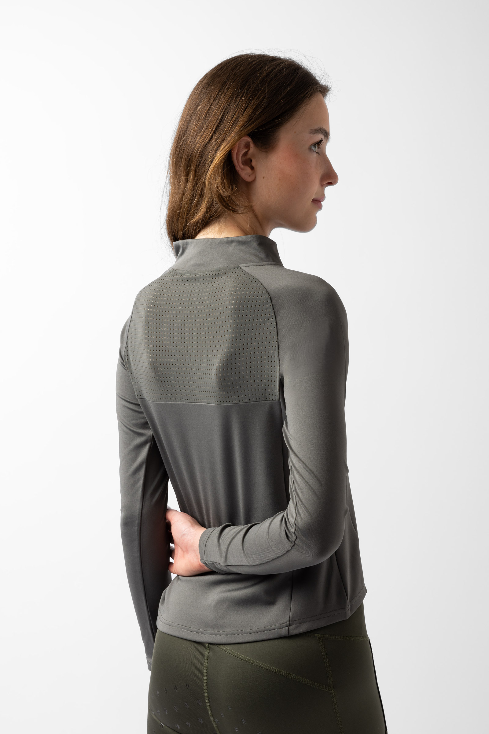 Horze Young Rider ELISA funktionell l&aring;ng&auml;rmad topp dam