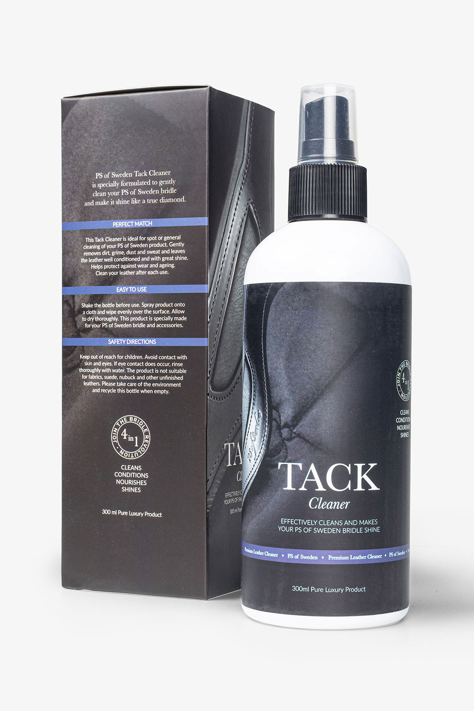 PS of Sweden Reng&ouml;ringsmedel f&ouml;r l&auml;der 4-i-1, 300 ml